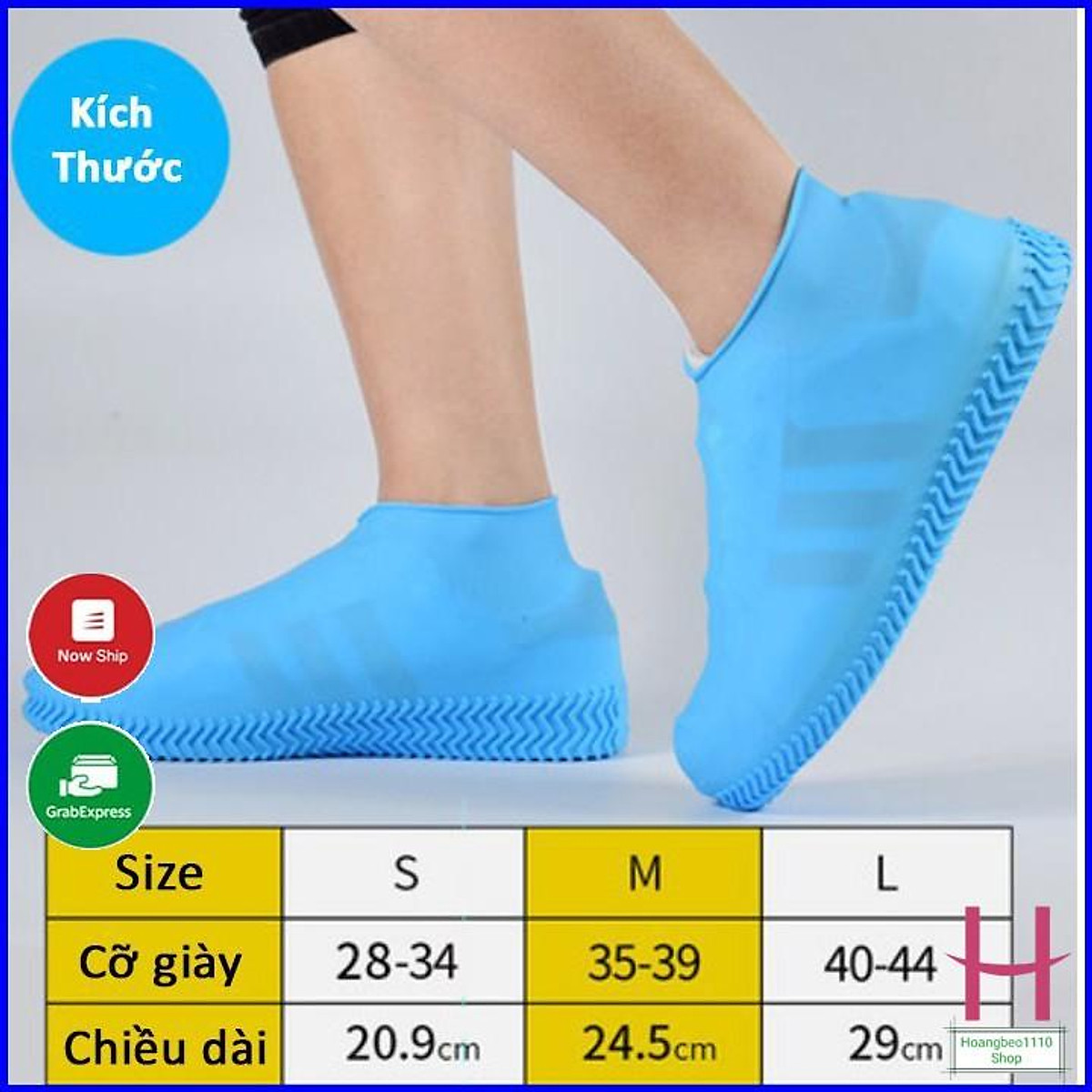 Bao Giày Đi Mưa Cao su chống thấm – siêu dai, bền { H }