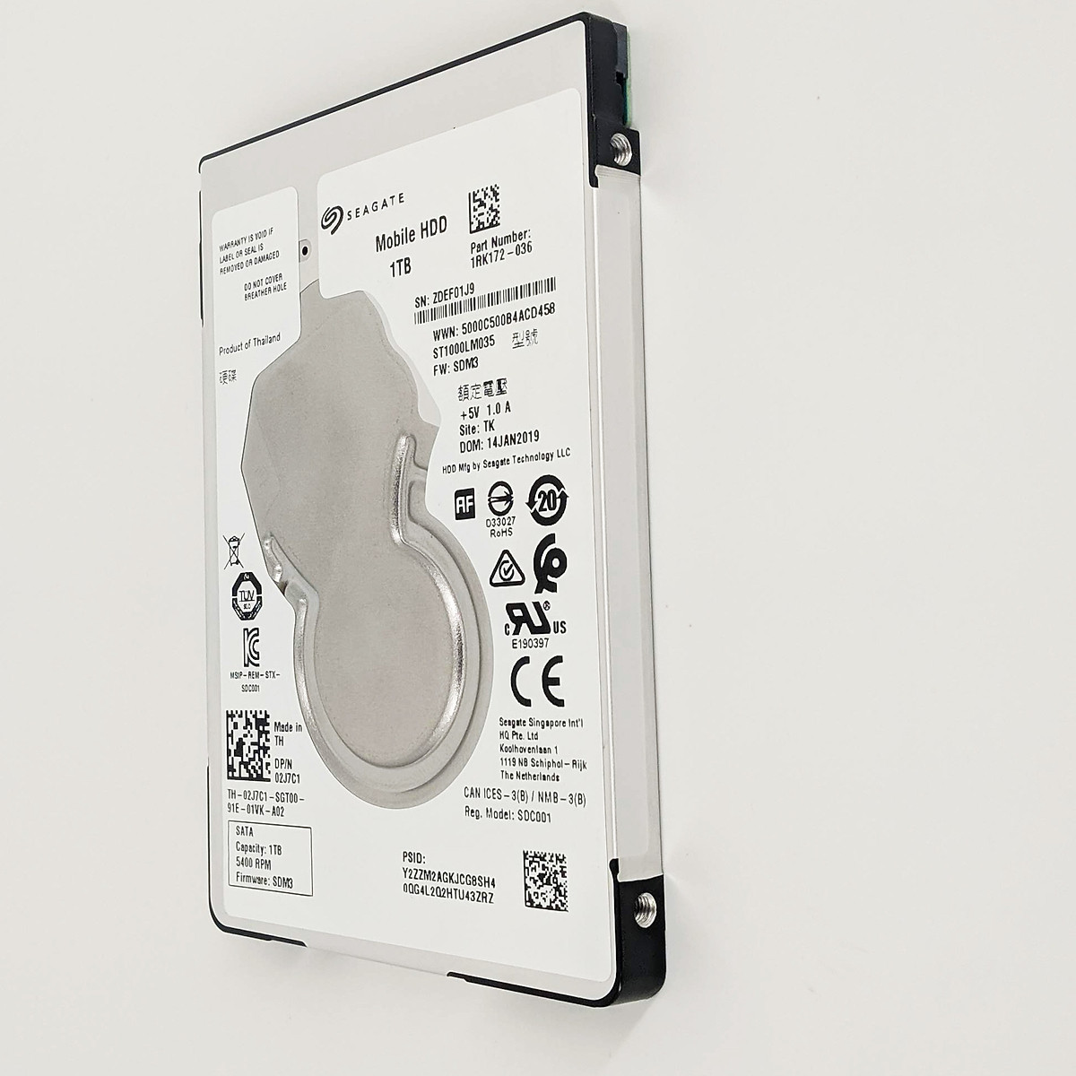 Seagate mobile hdd 1tb st1000lm035 не определяется