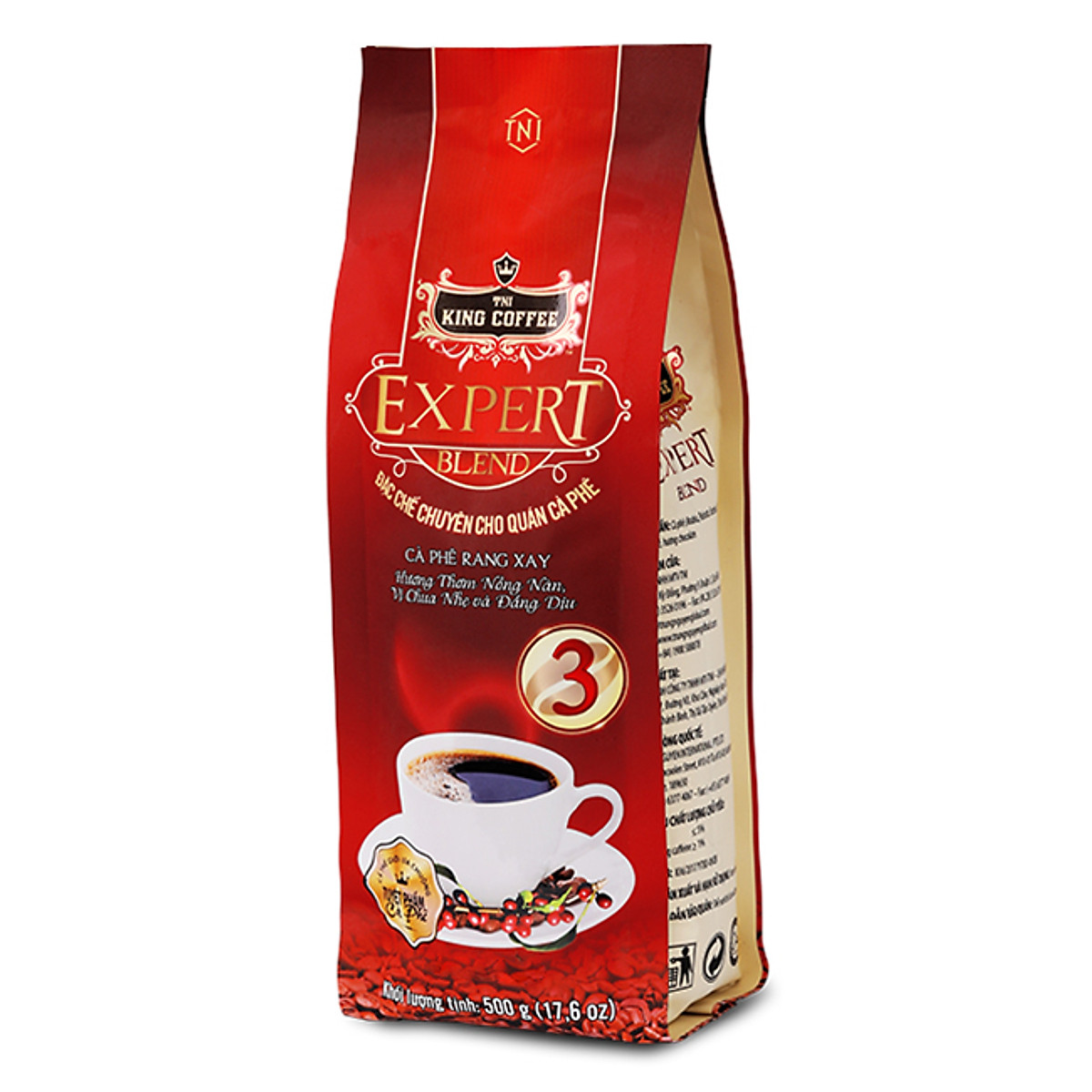 Cà Phê Rang Xay Expert Blend 3 KING COFFEE - Túi 500g