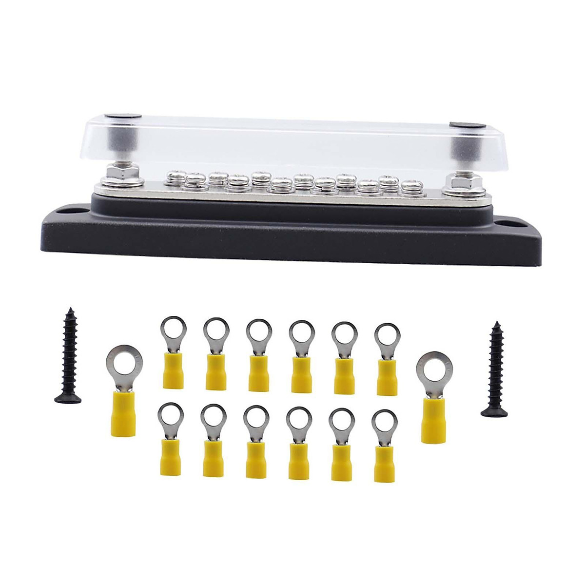 Power Distribution Block 48V Accessory Bus Bar for Automobile Marine RV