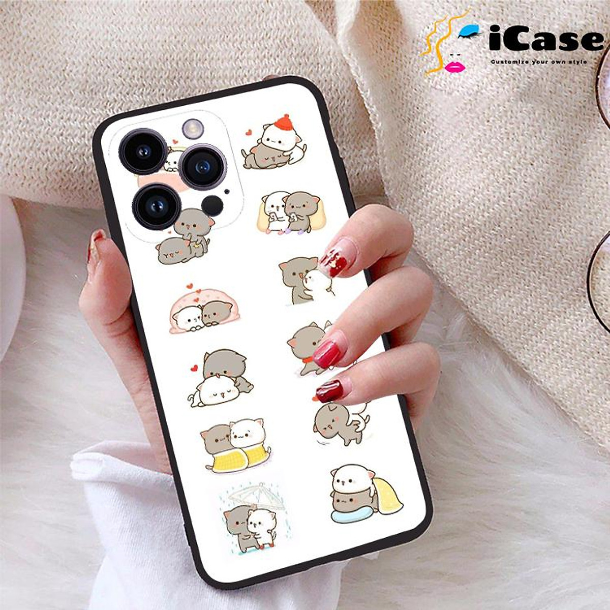 Ốp Lưng Icase Dành Cho Iphone 14 Pro Max Chất Liệu Viền Dẻo Lưng Cứng Nhám