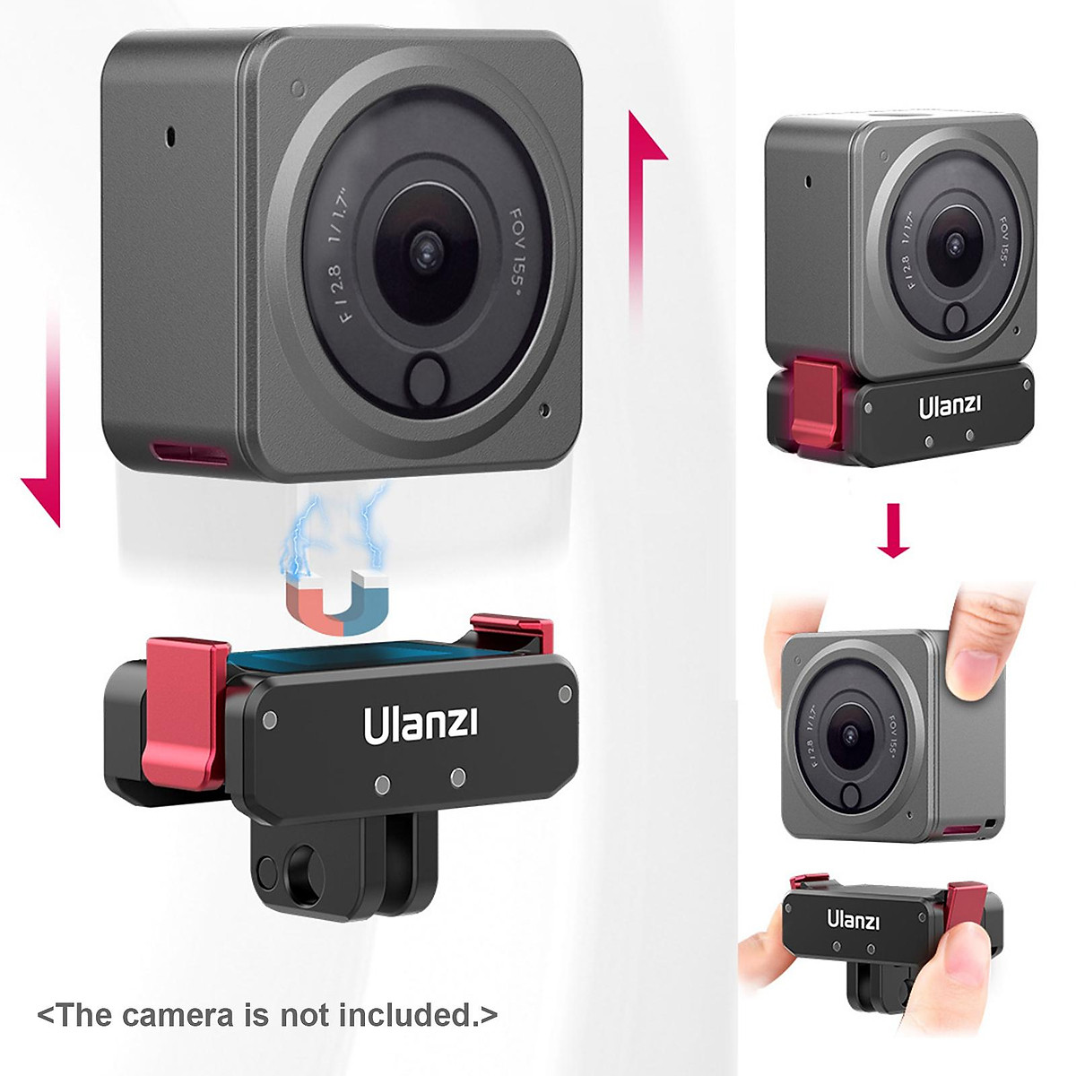 Mua Ulanzi OA-11 Dual Interface Folding Base Magnetic Quick Release Adapter Aluminum Alloy with 1/4 Inch Screw Hole & Sports | Tiki