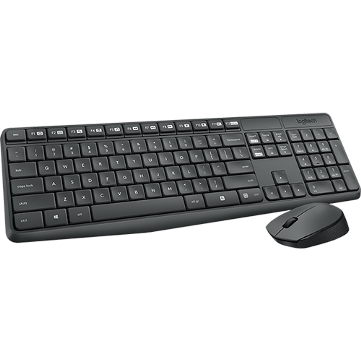 Combo chuột và bàn phím không dây Logitech MK235 - Hàng chính hãng