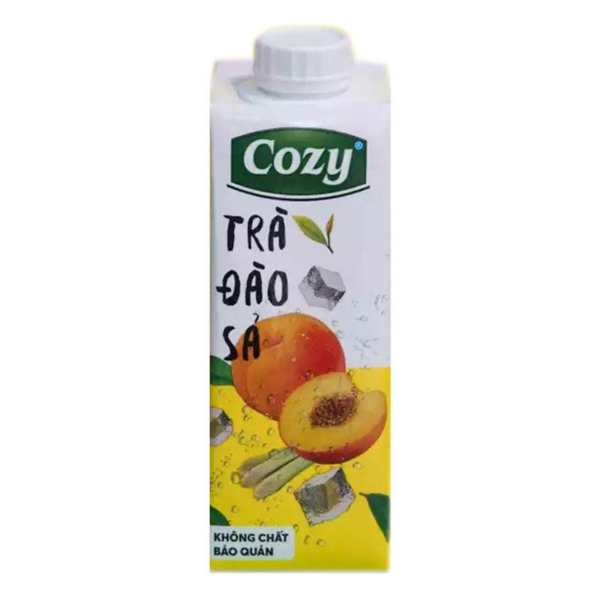 Trà Đào Sả Cozy - 1 Hộp - 8936010532069 - Trà khô, trà đóng chai