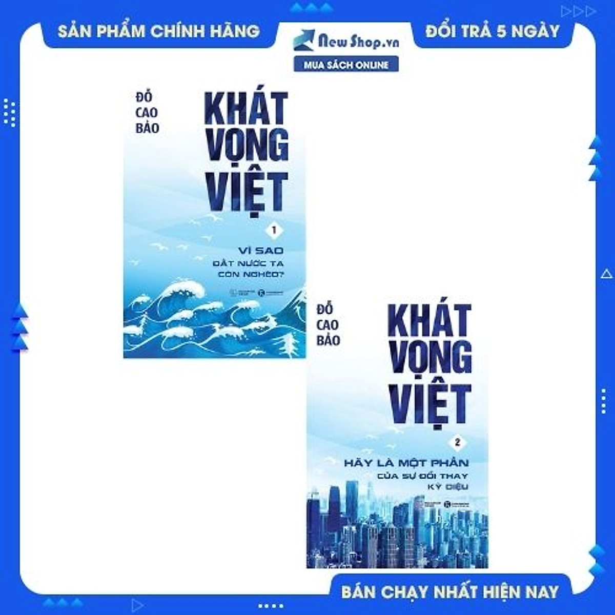 Combo Khát Vọng Việt 1+2 (Bộ 2 Cuốn) 