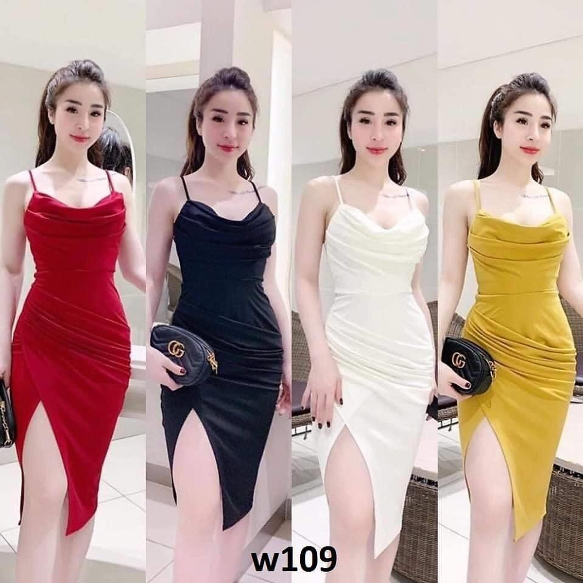 Đầm xòe dự tiệc hai dây đính hoa bản to  My Way Fashion  Thời trang  thiết kế cao cấp