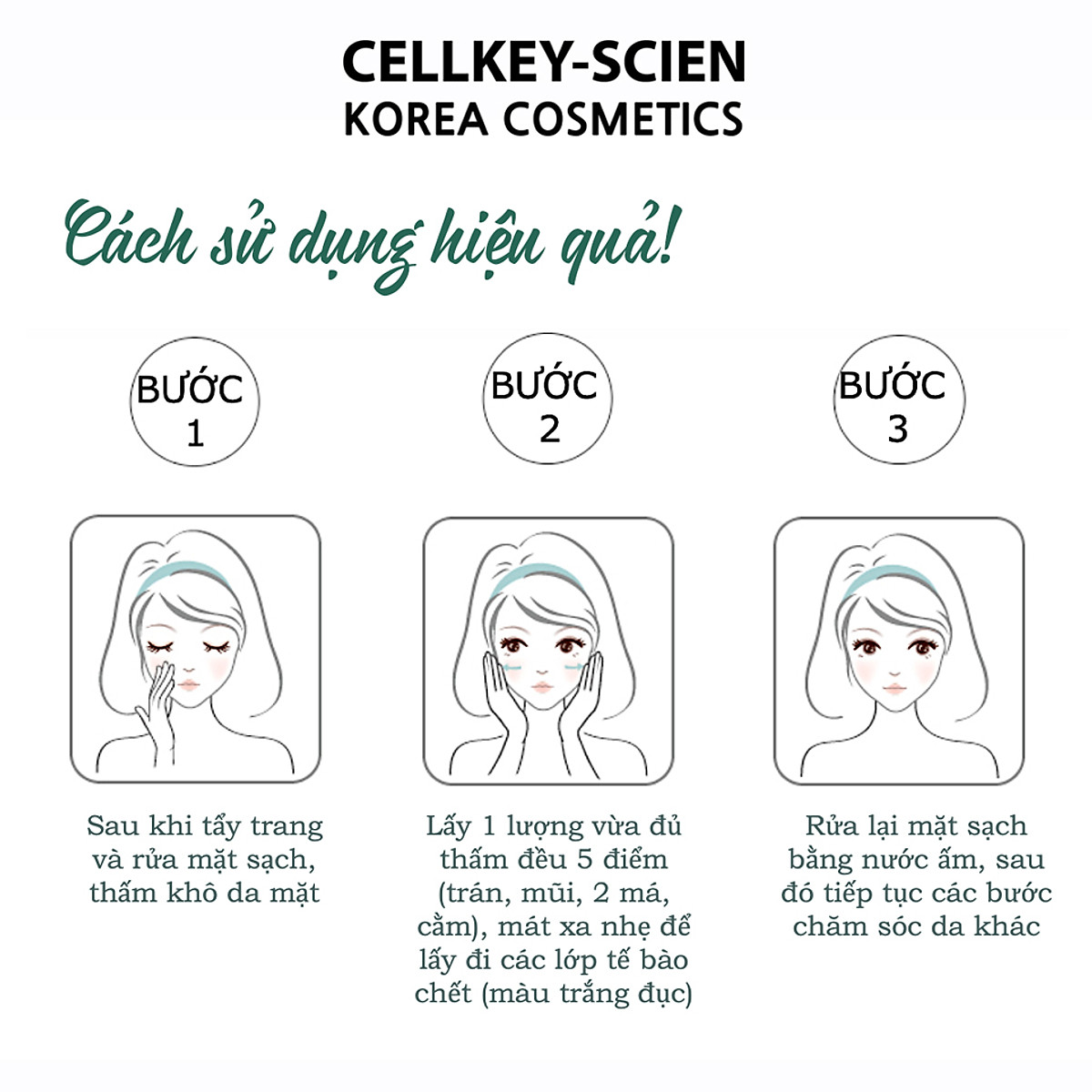 Tẩy Da Chết Tế Bào Gốc Thực Vật Làm Sạch Sâu Dịu Nhẹ Dưỡng Ẩm Trắng Da Chống Nhăn Cho Da Nhạy Cảm Cellkey-Scien White Peeling Gel (80ml)