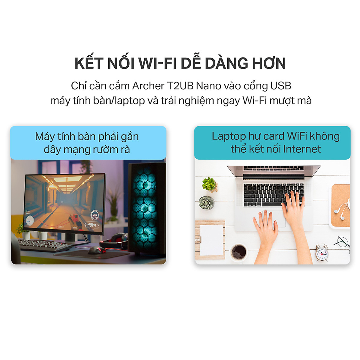 Bộ Chuyển Đổi USB Wifi Bluetooth TP-Link Archer T2UB Nano Chuẩn AC 600Mbps - Hàng Chính Hãng