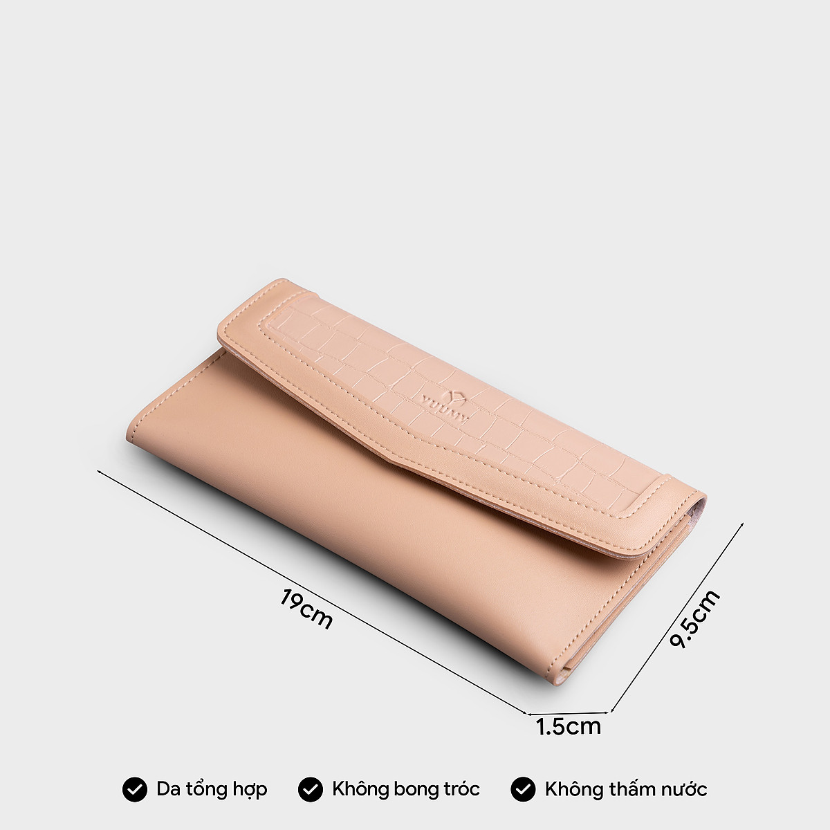 Ví da nữ cầm tay dáng dài xinh xắn YUUMY Seasand YV92
