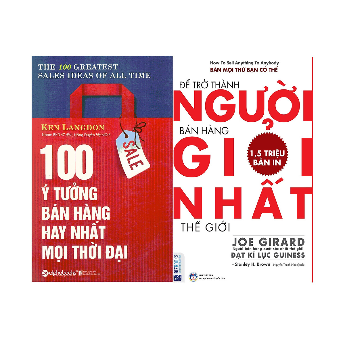 Bộ Sách Bí Quyết Trở Thành Người Bán Hàng Hay Nhất Mọi Thời Đại ( 100 Ý Tưởng Bán Hàng Hay Nhất Mọi Thời Đại + Để Trở Thành Người Bán Hàng Giỏi Nhất Thế Giới ) (Tặng Tickbook đặc biệt)