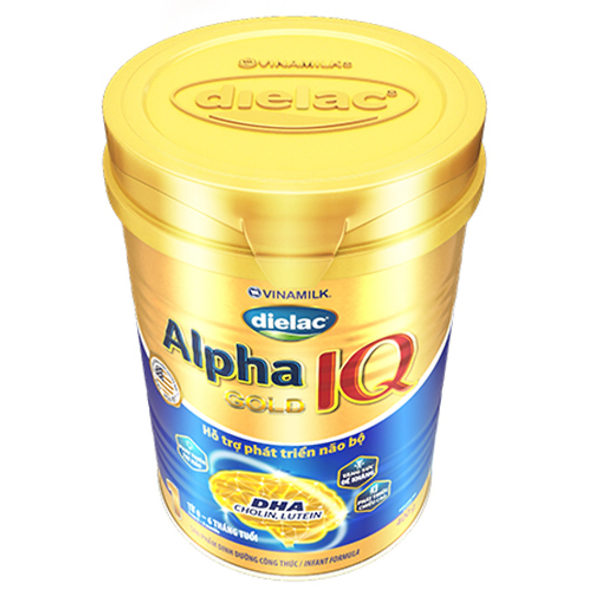 Sữa Bột Vinamilk Dielac Alpha Gold IQ Step 1 Hộp Thiếc (400g)