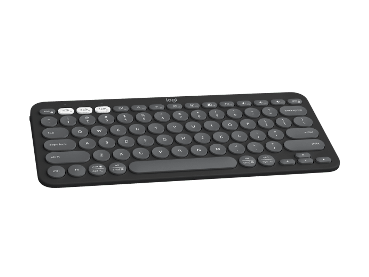 Bàn Phím Không Dây Logitech PEBBLE KEYS 2 K380S | Silent | kẾT NỐI Bluetooth - Hàng Chính Hãng