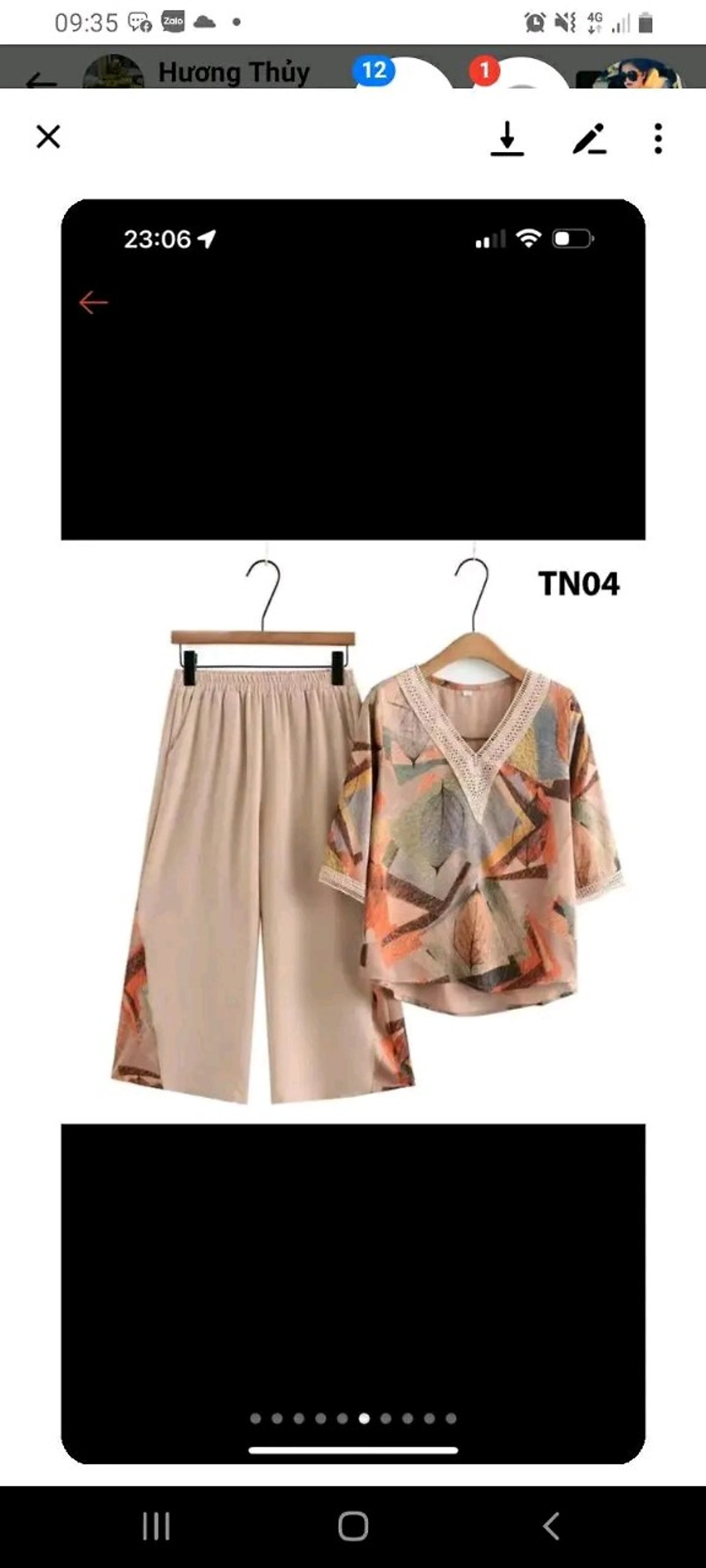 Đồ bộ trung niên cho bà cho mẹ, chất liệu Lụa Hàn mát, thấm hút mồ hôi, đồ bộ nữ kiểu set đi chơi , bộ đồ trung niên, Nesa Shop