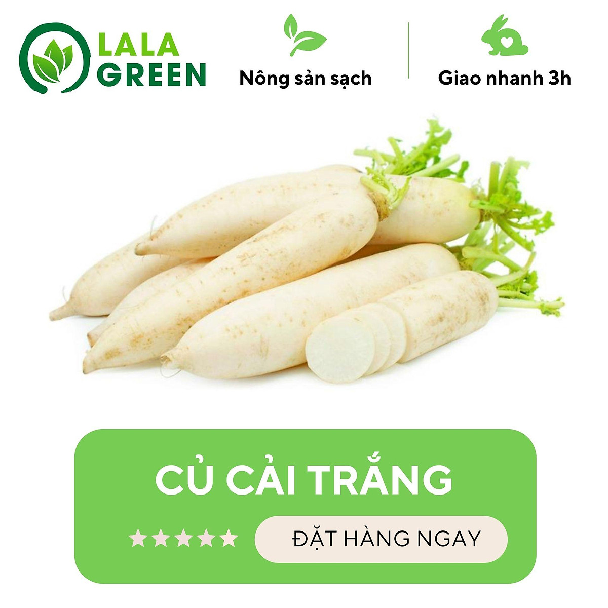 Củ Cải Trắng - 1Kg