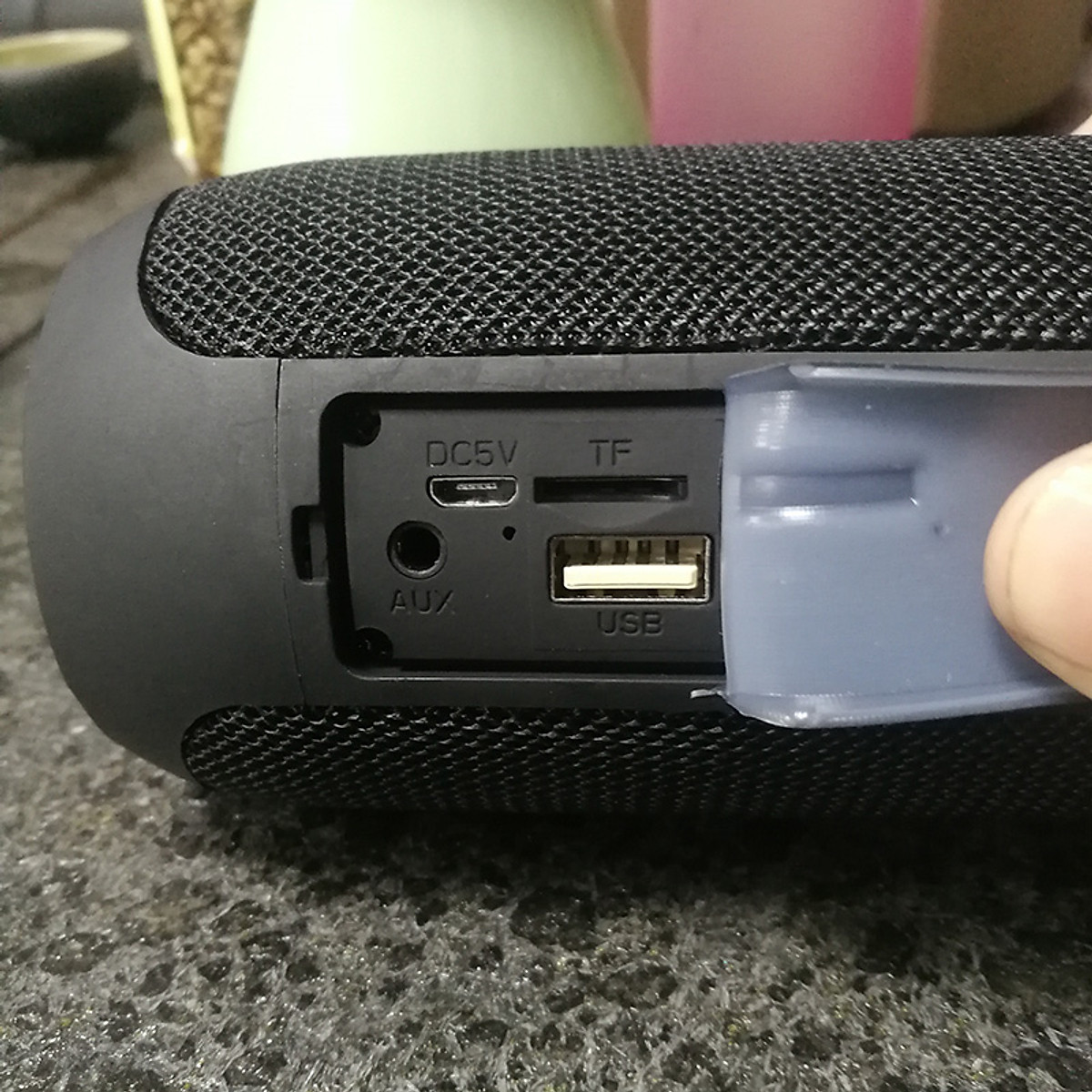 Loa không dây di động Bluetooth ngoài trời Hỗ trợ AUX TF Loa siêu trầm - Hàng Chính Hãng PKCB