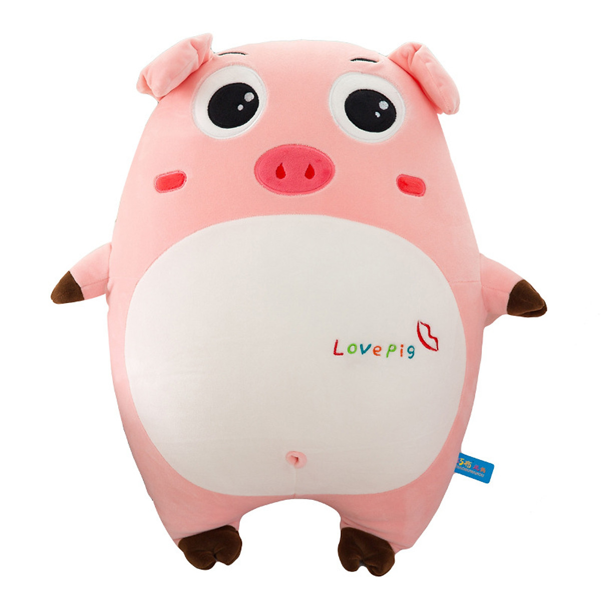 Gấu Bông Heo Mắt Tròn Niềm Vui Ngơ Ngác Love u - Màu Hồng 40cm Gấu Bông Heo Mắt Tròn Niềm Vui Ngơ Ngác Love U - Màu Hồng 40Cm
