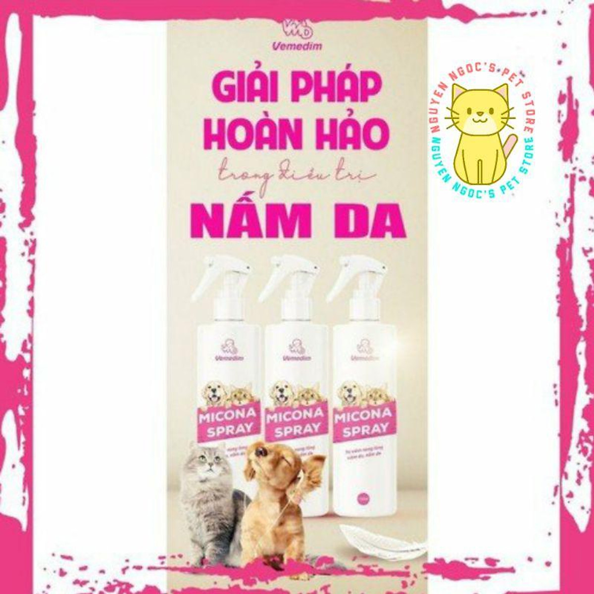 Micona Spray Vemedim Dung dịch xịt ngoài da hỗ trợ điều trị viêm nang