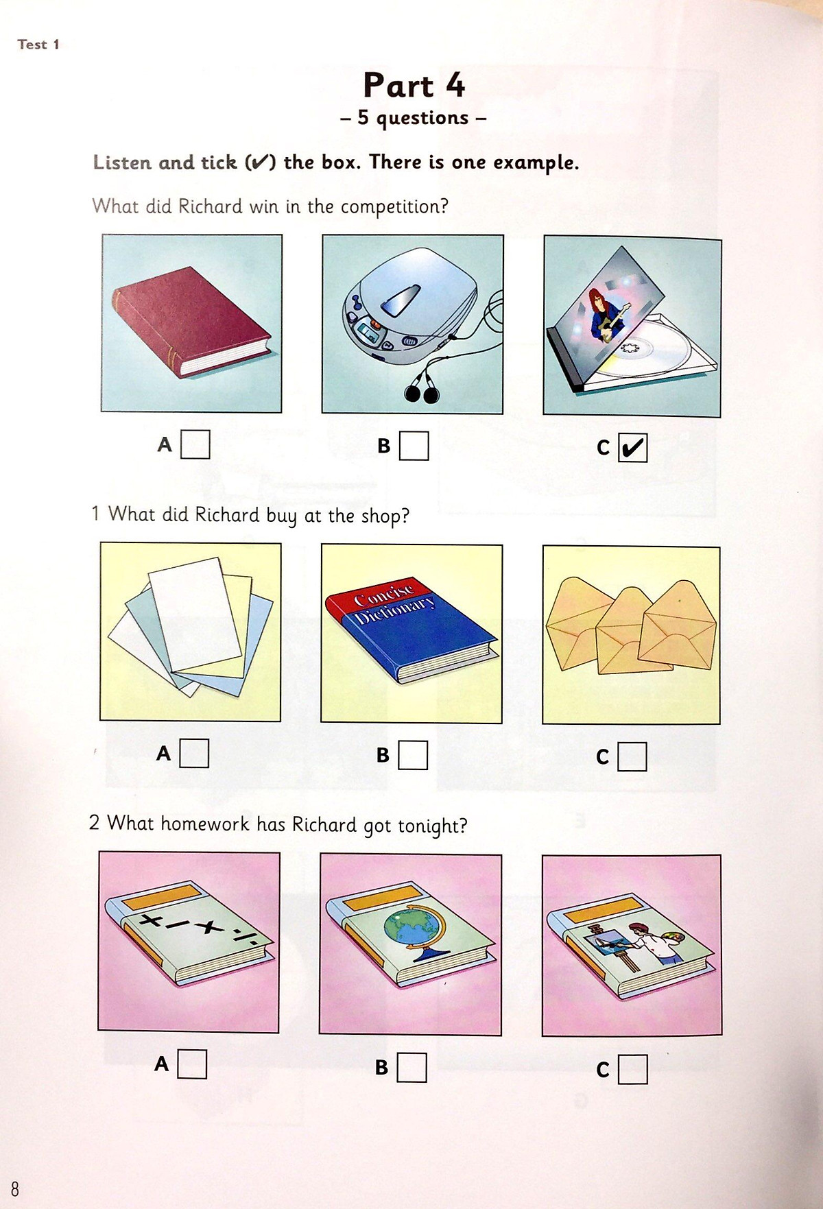 Cambridge Young Learner English Test Flyers 8: Student Book