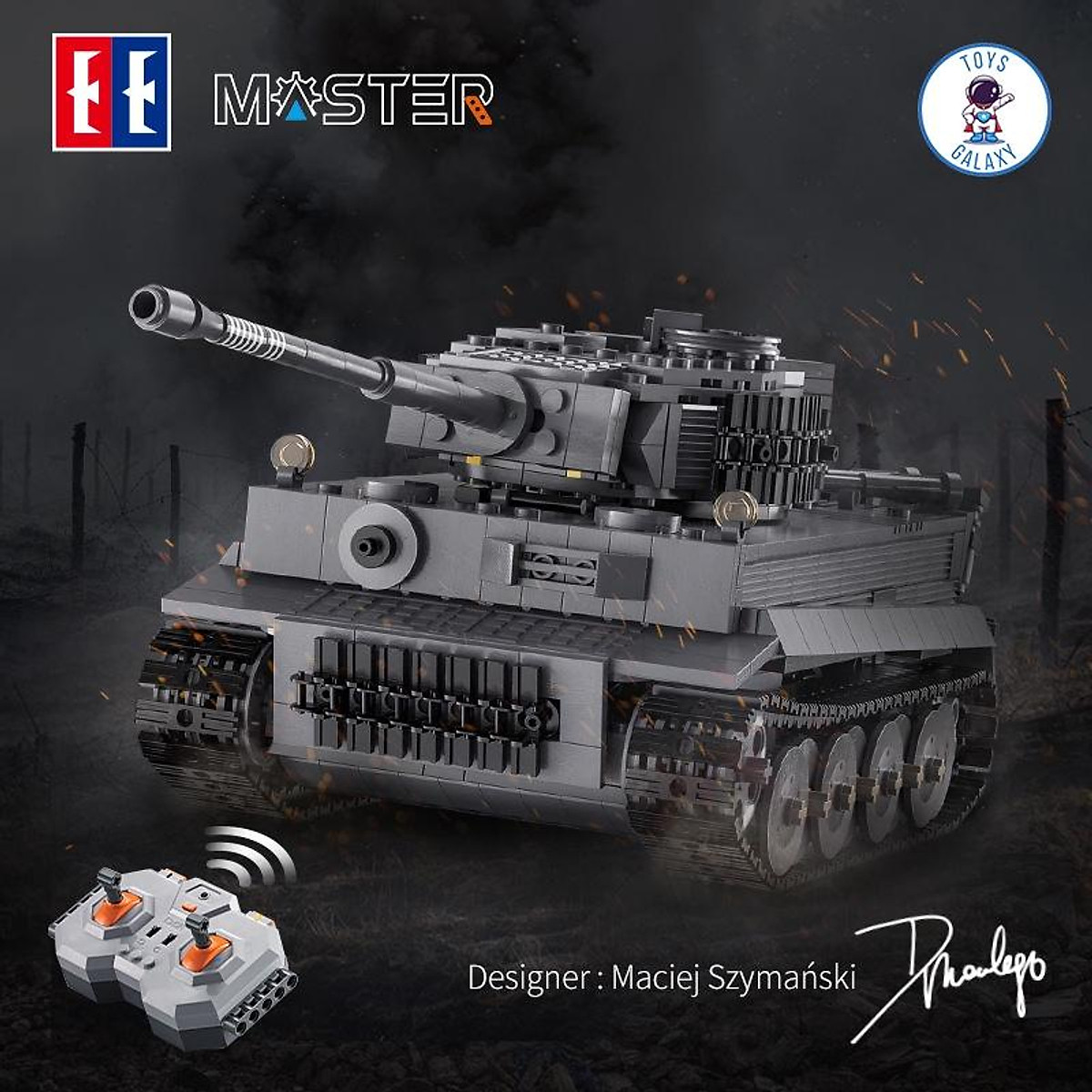 Heng Long German Tiger 1  Mô hình xe tăng điều khiển từ xa RC 38181