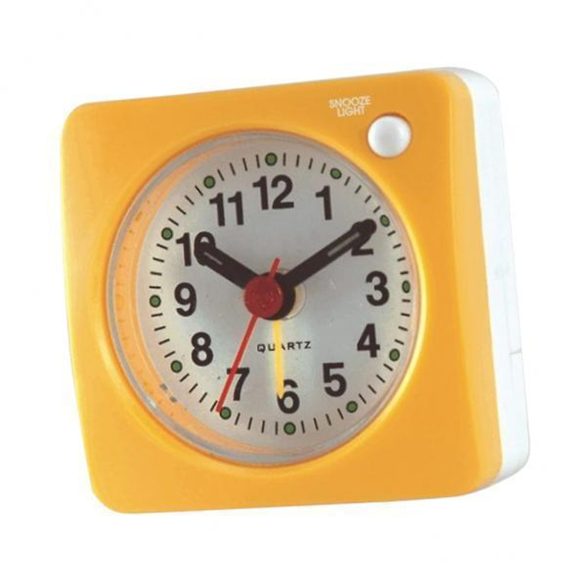 Mua 2X Ascending Sound Small Travel Alarm Clock with Snooze Nap and Light Yellow