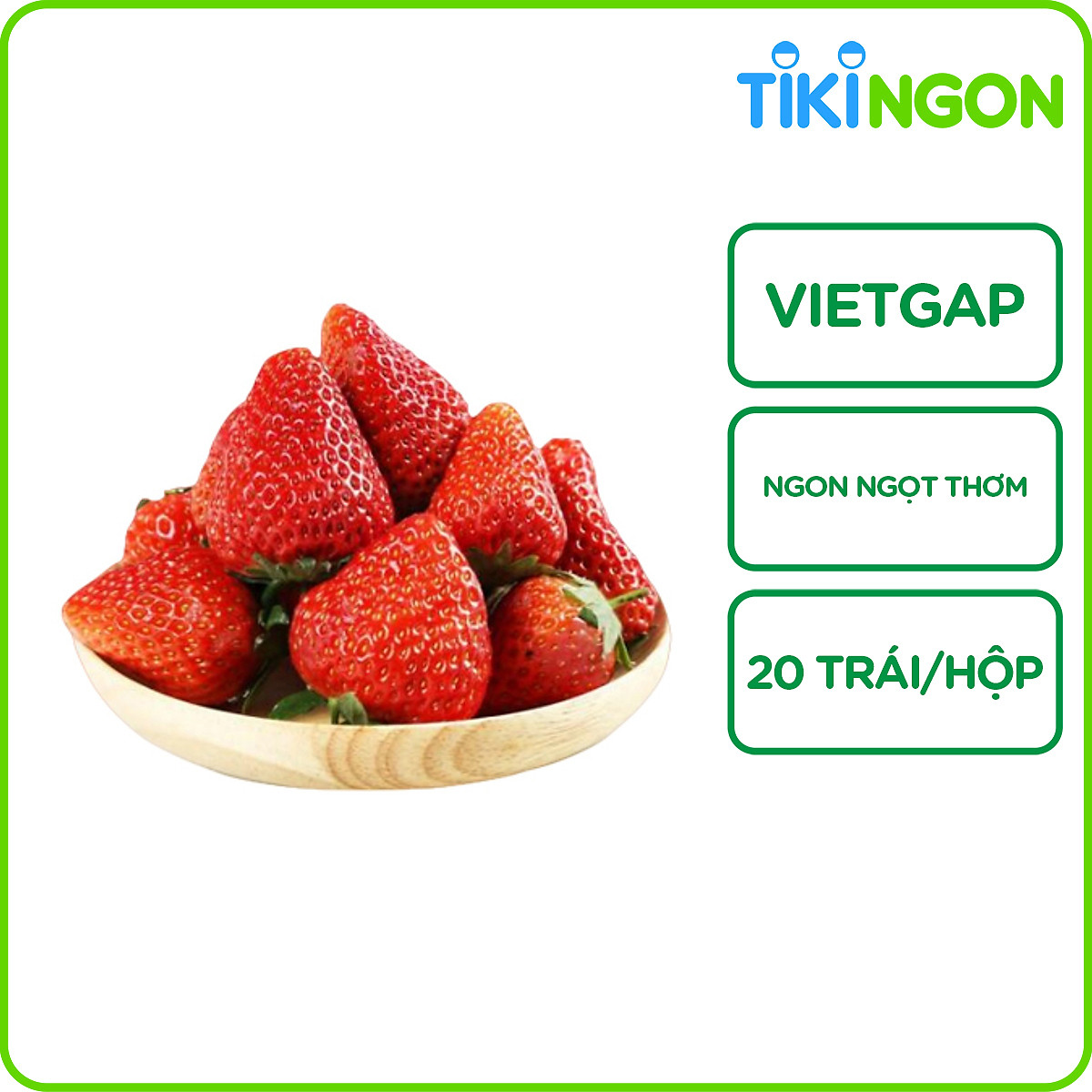 Dâu Tây Giống Nhật Hộp 200g - Trái Cây Nội Địa