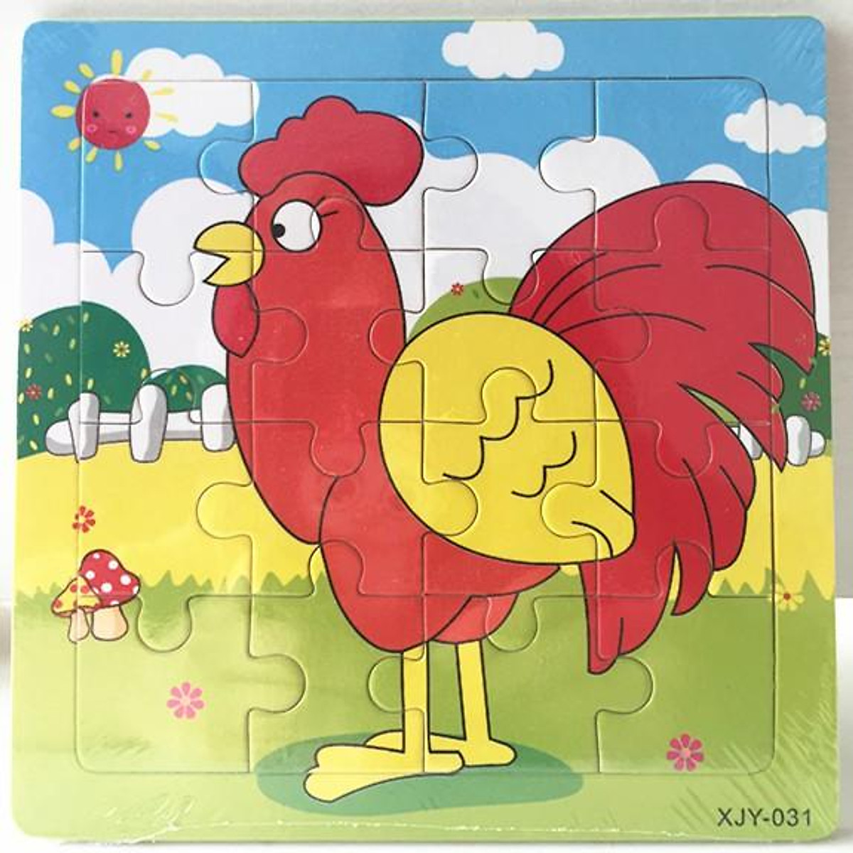 Mua Đồ Chơi Ghép Hình Puzzle Tranh Ghép 16 Mảnh Xếp Hình Con Vật, Phương  Tiện - Bò Sữa Tại Đồ Chơi Gỗ Star Kids | Tiki