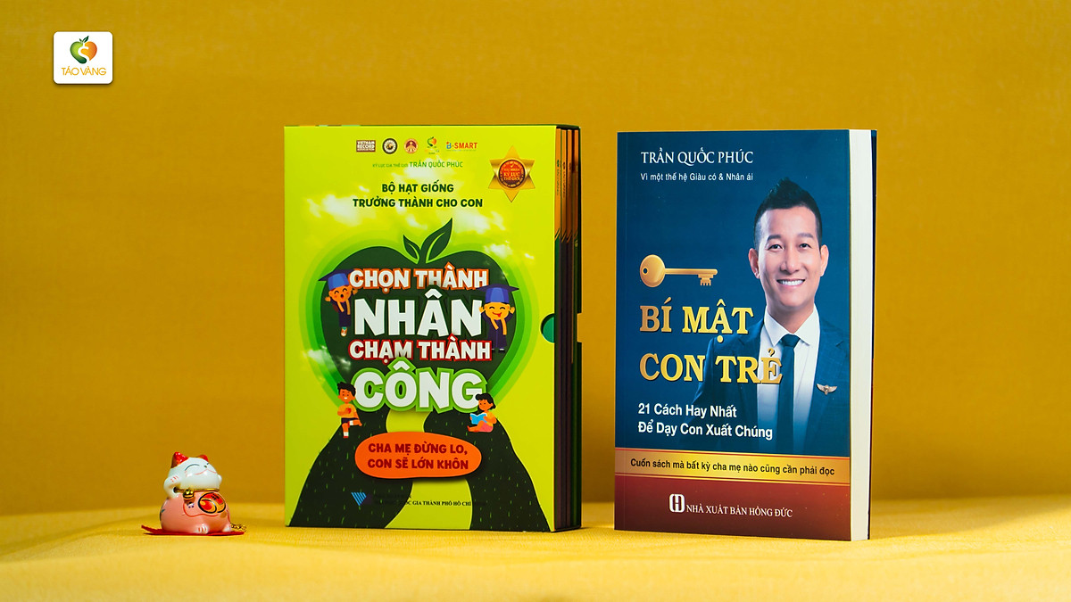 Sách Thiếu Nhi | Combo sách: Chọn Thành Nhân Chạm Thành Công + Bí Mật Con Trẻ + Cái Gì Có Trong Đầu Sẽ Có Trong Tay | Táo Vàng Book