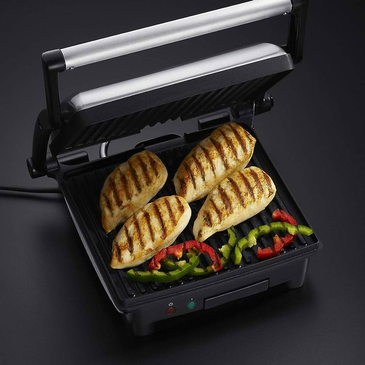 Bếp Nướng 3 in 1 Russell Hobbs Panini 17888-56 - Vỉ nướng điện