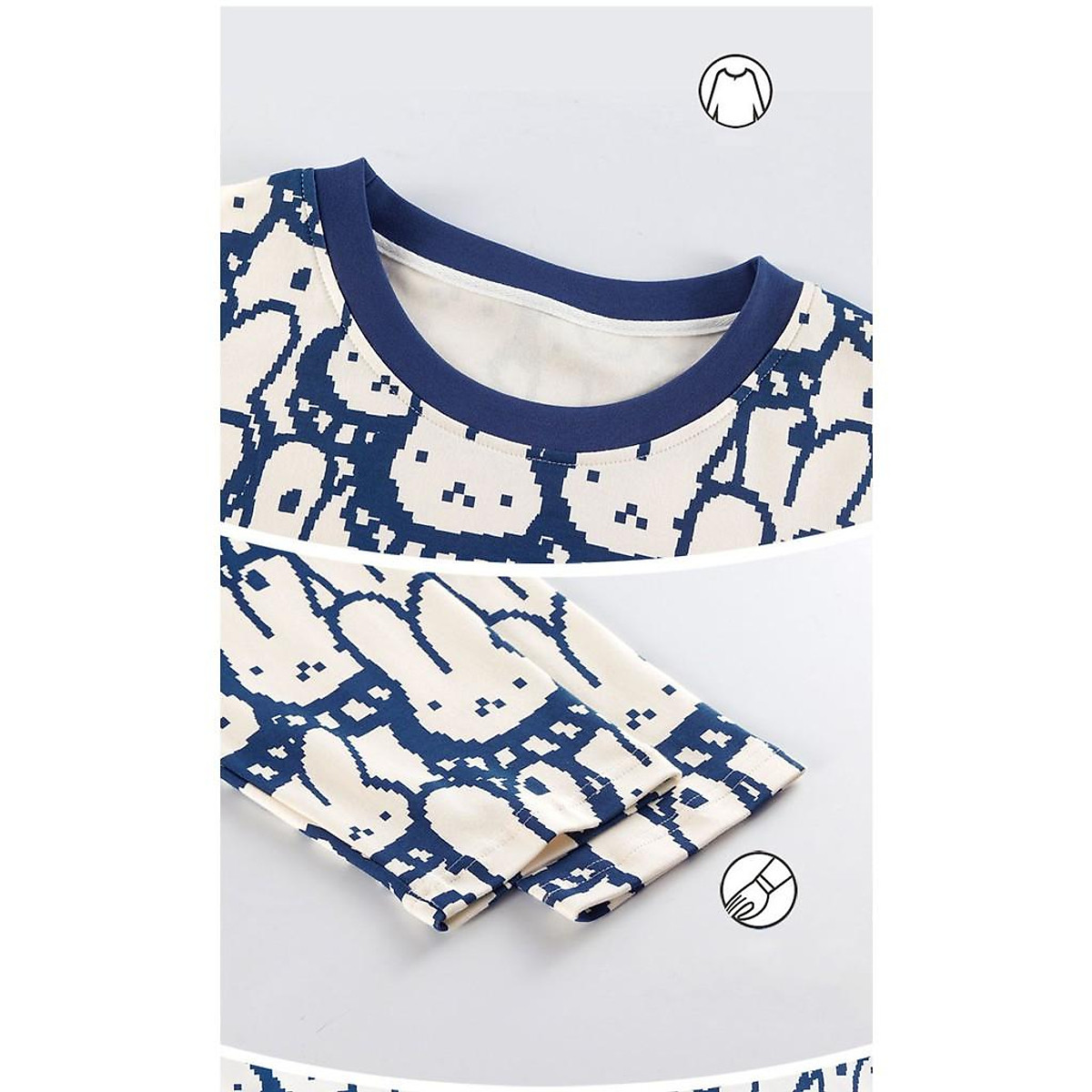 Đồ Bộ- Đồ Ngủ Nữ-Bộ Mặc Nhà Cotton Dài Tay Guu Thu Đông Cao Cấp Dễ Thương BDTD02
