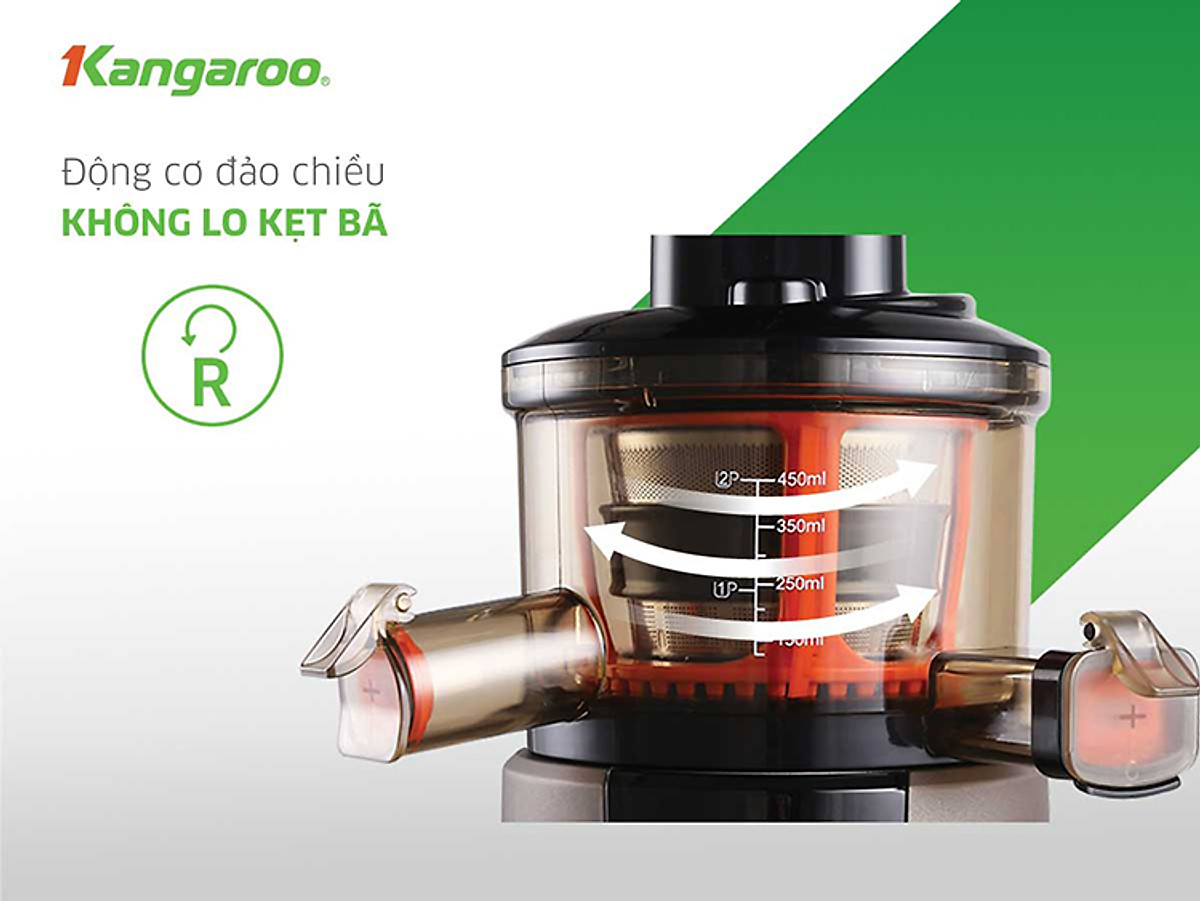 Máy Ép Chậm Kangaroo KG180SJD (180W) - Hàng Chính Hãng