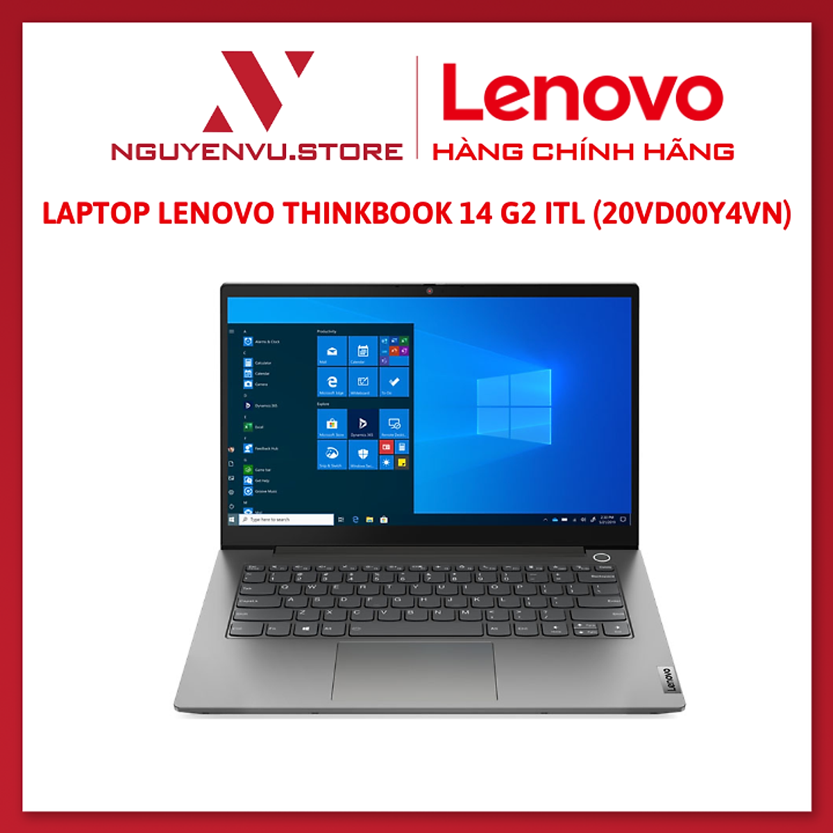 Laptop Lenovo ThinkBook 14 G2 ITL (20VD00Y4VN) (i5-1135G7 | 8GB | 512GB | Intel Iris Xe Graphics | 14′ FHD | Win 11) - hàng Chính Hãng