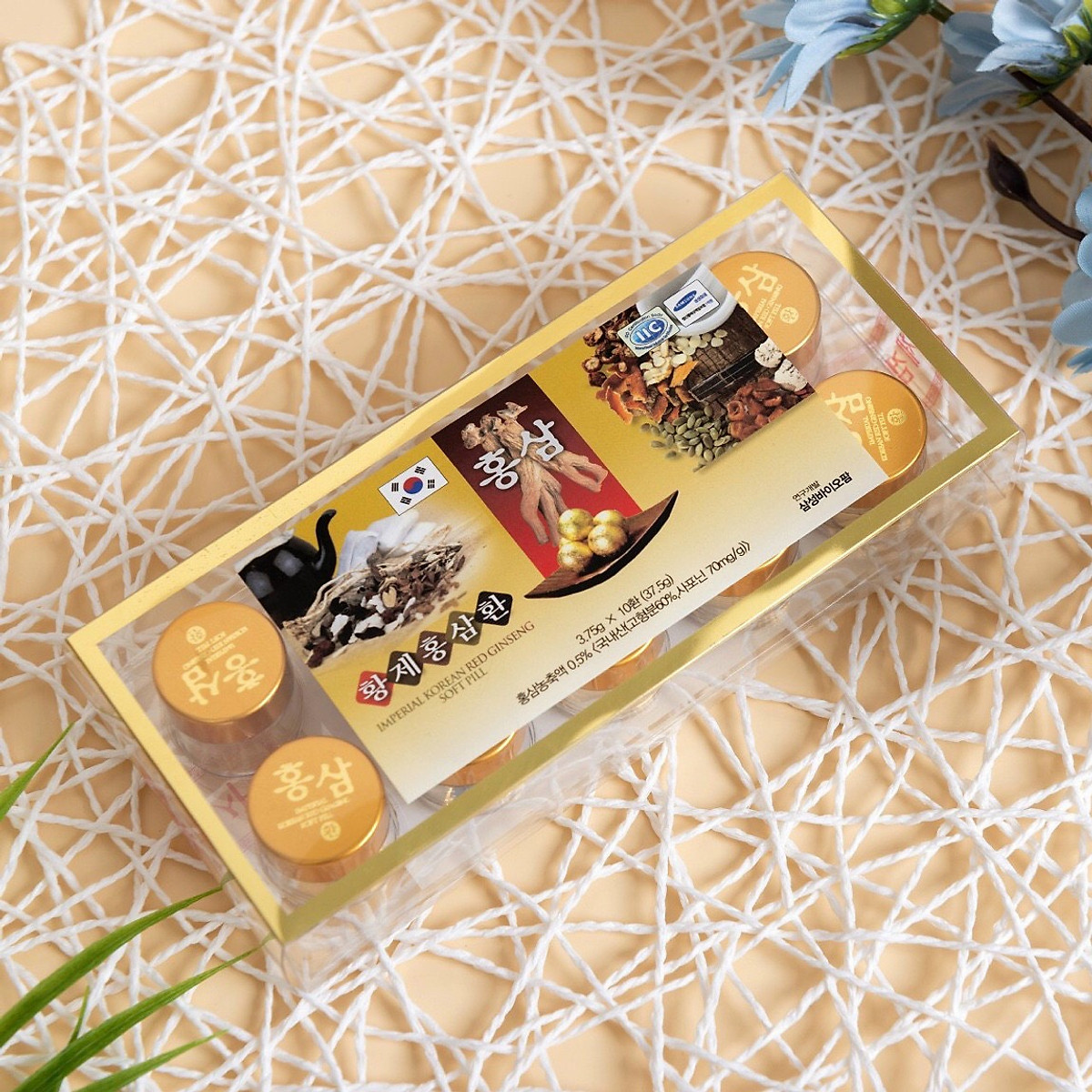 Viên hoàn hồng sâm Hàn Quốc Imperial Korean Red Ginseng Soft Pill Bồi