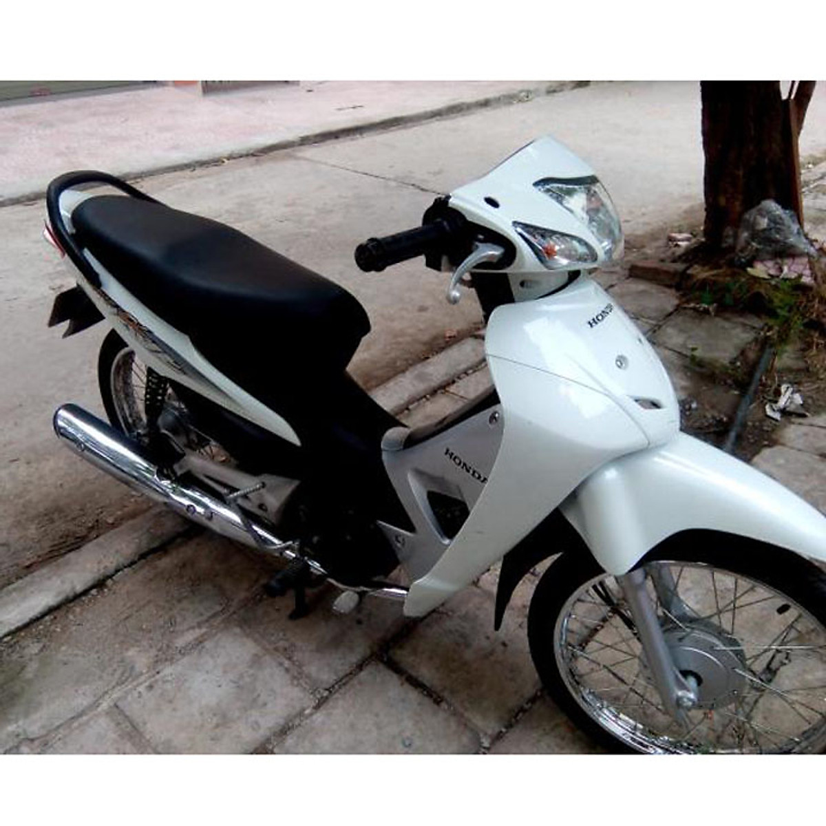 Tem xe Wave trắng đen cao cấp sang trọng #28 Tem xe Wave trắng đen cao cấp sang trọng