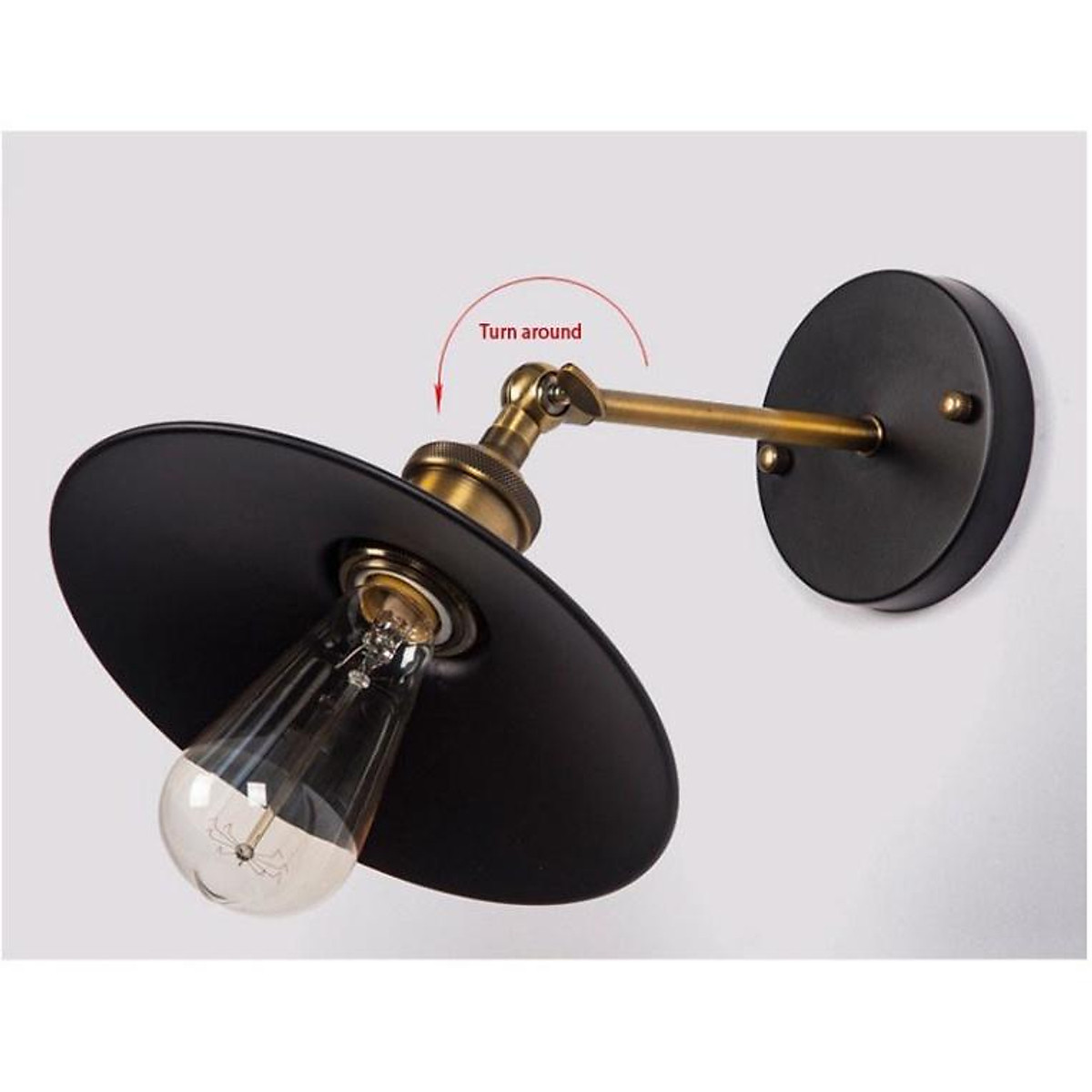 Đèn tường gắn chao tân cổ xưa xoay 360 độ, đèn trang trí, đèn treo tường Đèn Tường Gắn Chao Tân Cổ Xưa Xoay 360 Độ, Đèn Trang Trí, Đèn Treo Tường