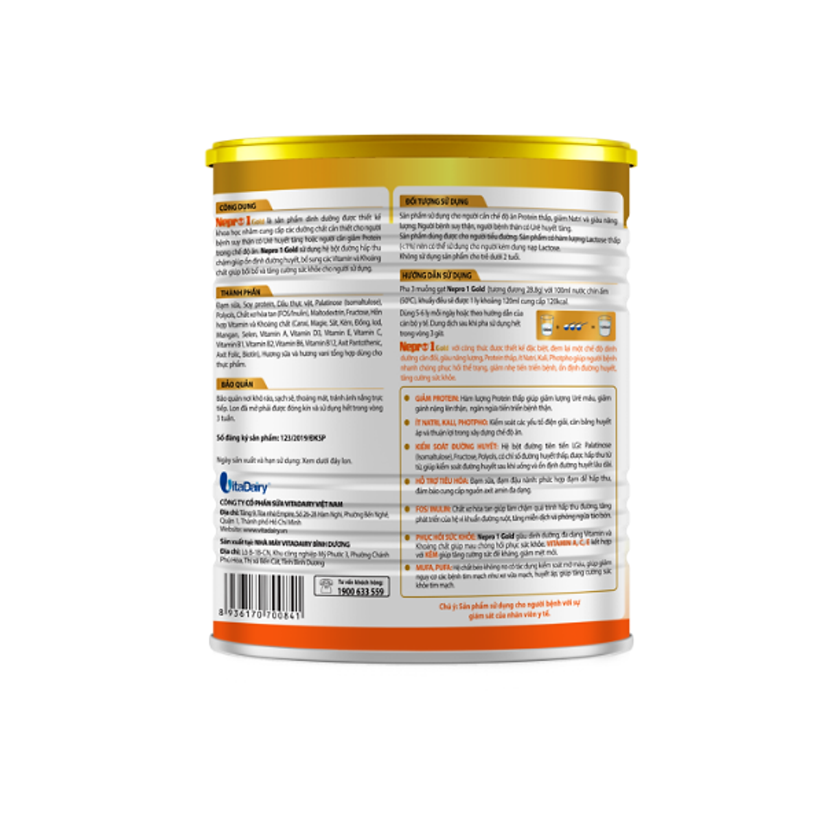 Sữa Nepro 1 Gold 400g