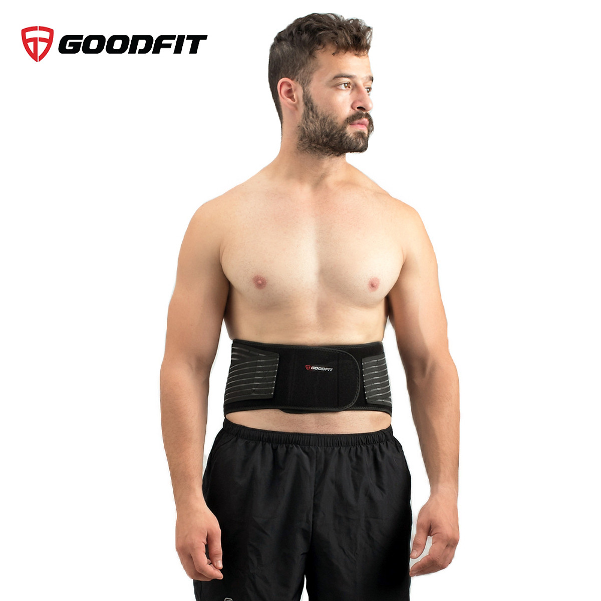 Đai lưng tập gym,đai bảo vệ cột sống chống đau lưng 2 dây nén GoodFit GF722WS
