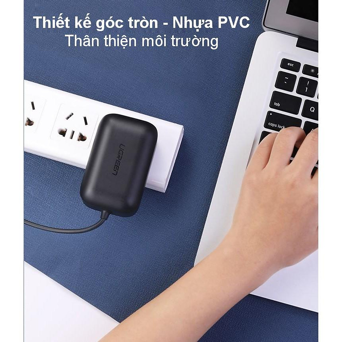 Adapter nguồn 12V/2A Ugreen kích thước chuôi 5.5mm*2.1mm CD264