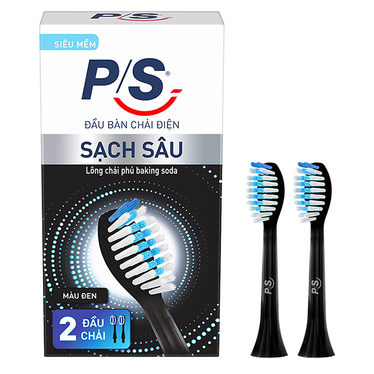 Bộ 2 đầu bàn chải điện P/S - Sạch Sâu