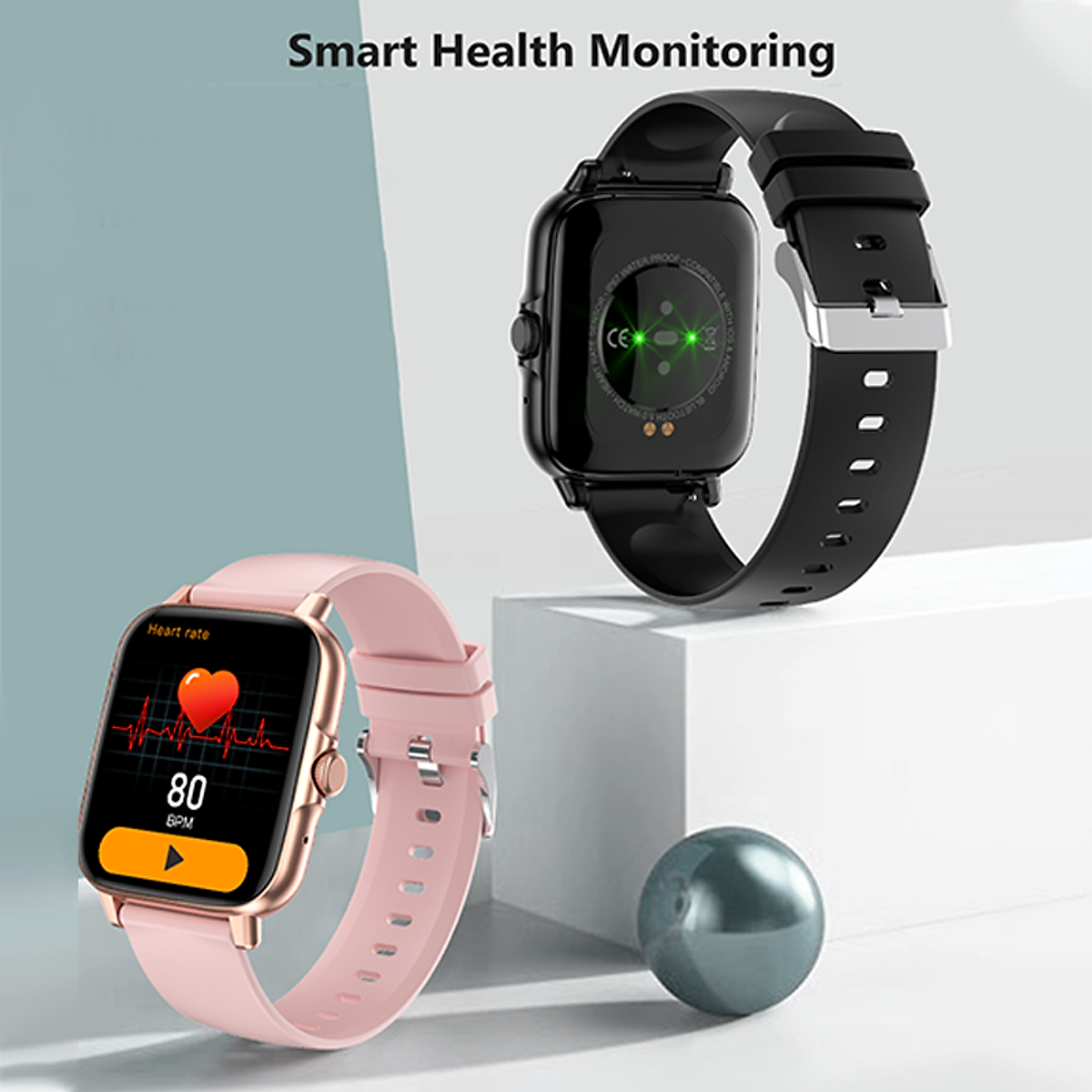 Đồng hồ thông minh GT50 có NFC 1,69 inch Màn hình vuông Bluetooth ...