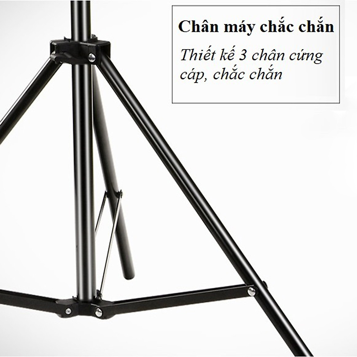 Chân đế điện thoại, máy ảnh dùng để livestream, chụp ảnh, quay tiktok, kiêm gắn đèn livestream , tặng kèm remote bluetooth - Hàng chính hãng