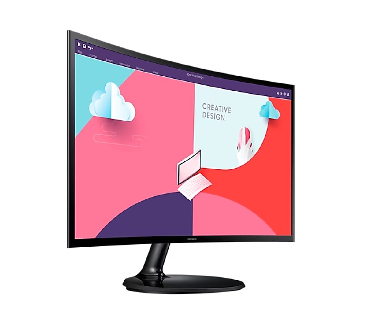 Màn hình cong Samsung LS24C360EAEXXV ( 24" VA / FDH / 75Hz / 4ms / D-Sub / HDMI ) - Hàng Chính Hãng