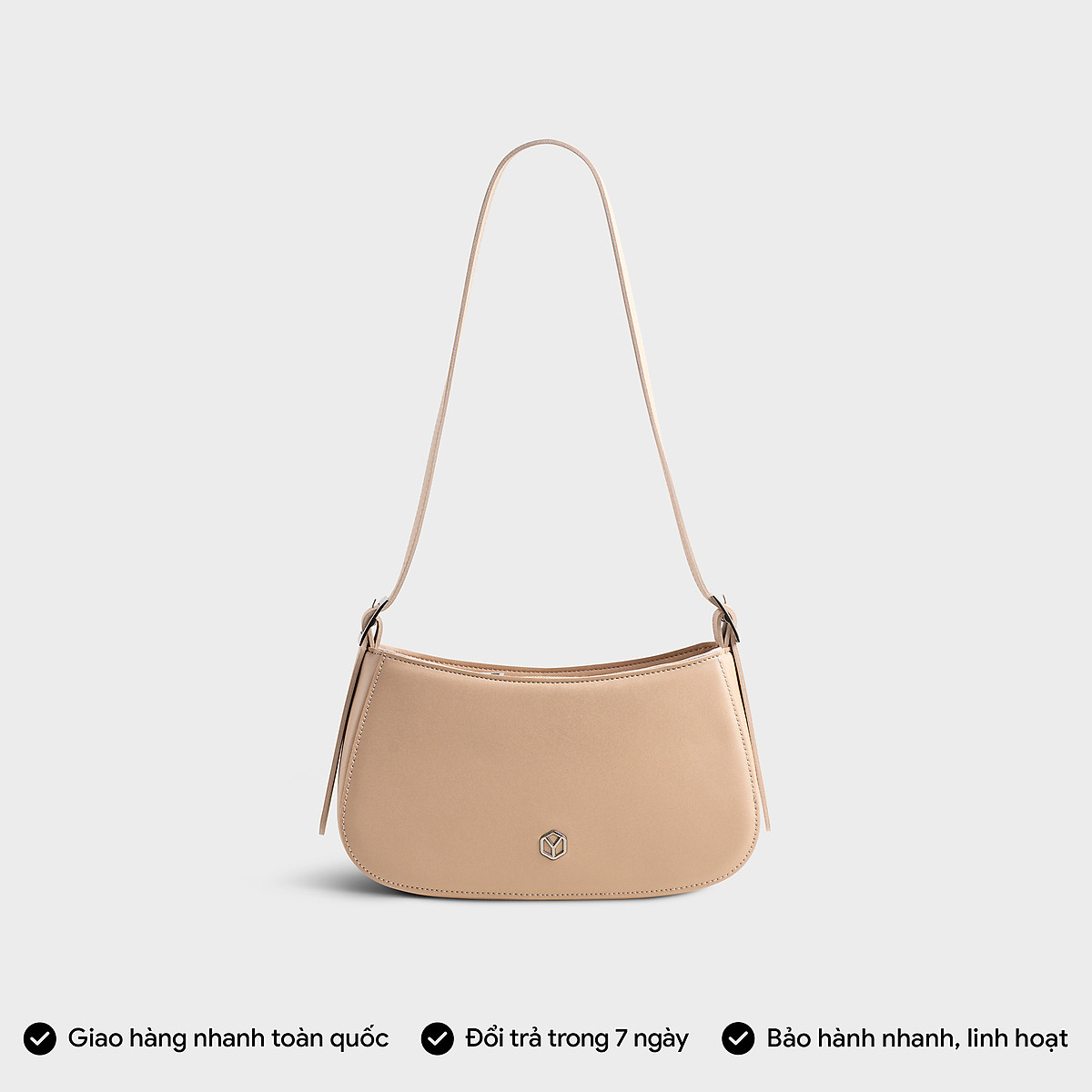 Túi xách đeo vai da nữ kiểu dáng basic YUUMY Seasand YN228