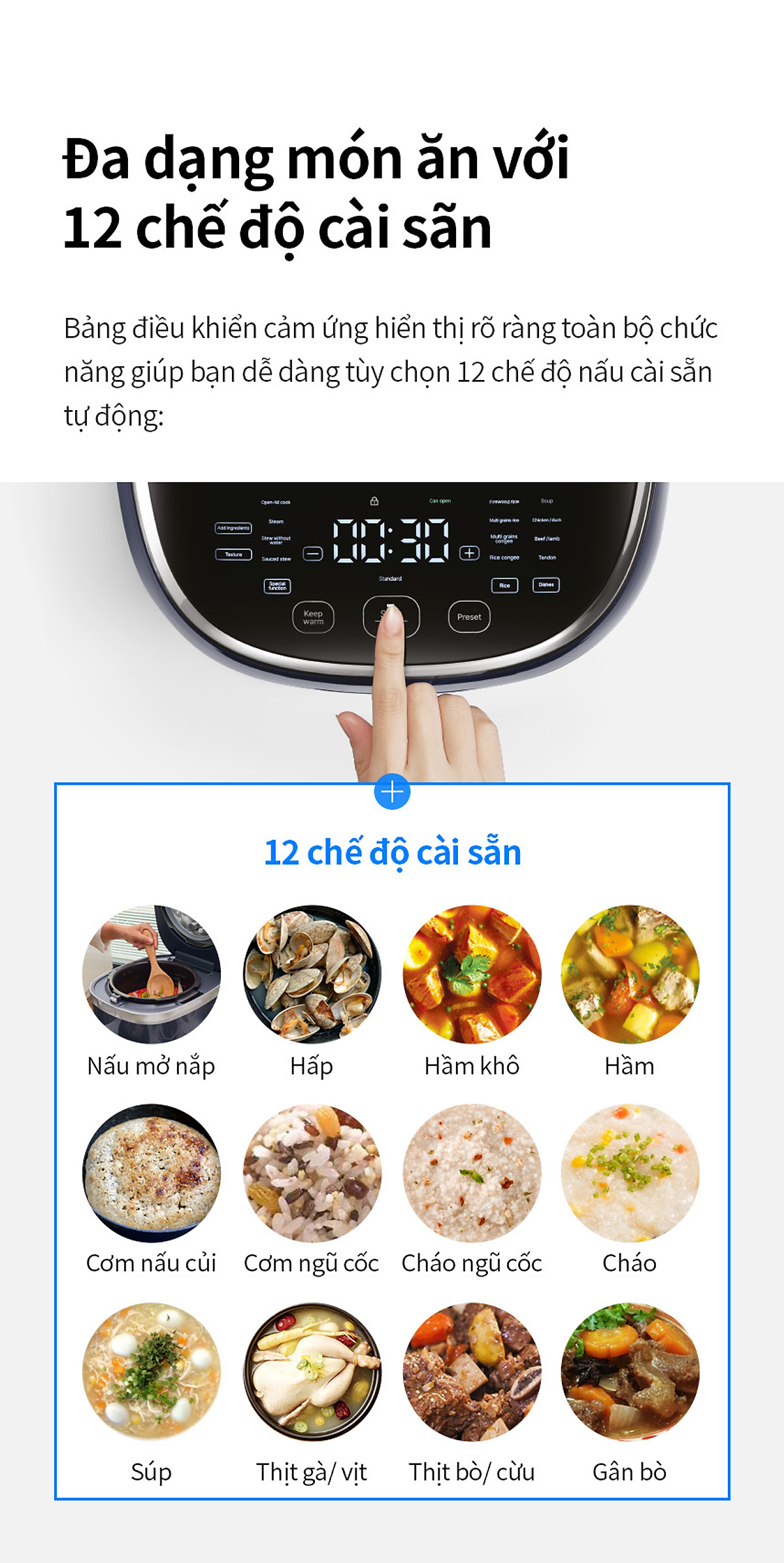 Nồi cơm điện cao tần Locknlock IH pressure rice cooker EJR526GRY (1.8 Lít)- Hàng chính hãng