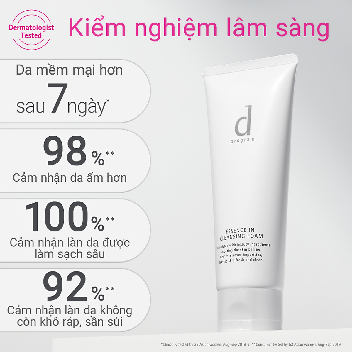 SỮA RỬA MẶT D PROGRAM TẠO BỌT DƯỠNG DA 120G
