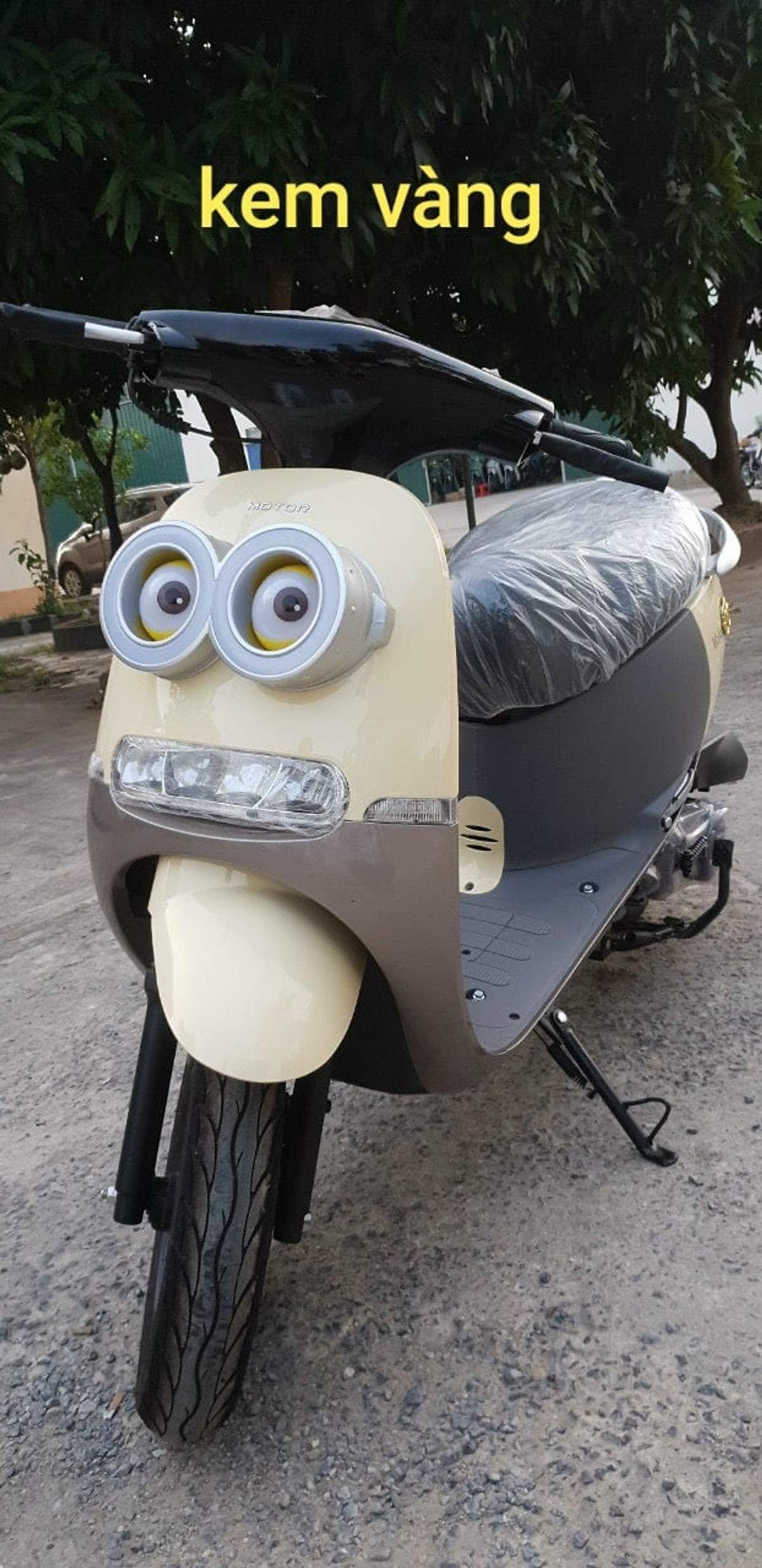 Xe tay ga Gogo Minion 50cc có thiết kế cực dễ thương cho học sinh   websosanhvn