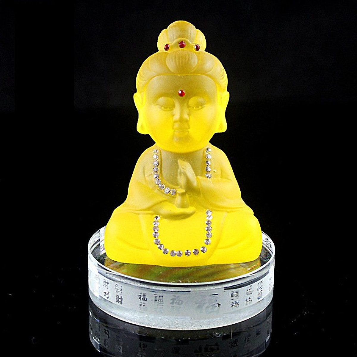 Tượng Phật Đản Sanh tọa đài sen size 35cmSen Bụt