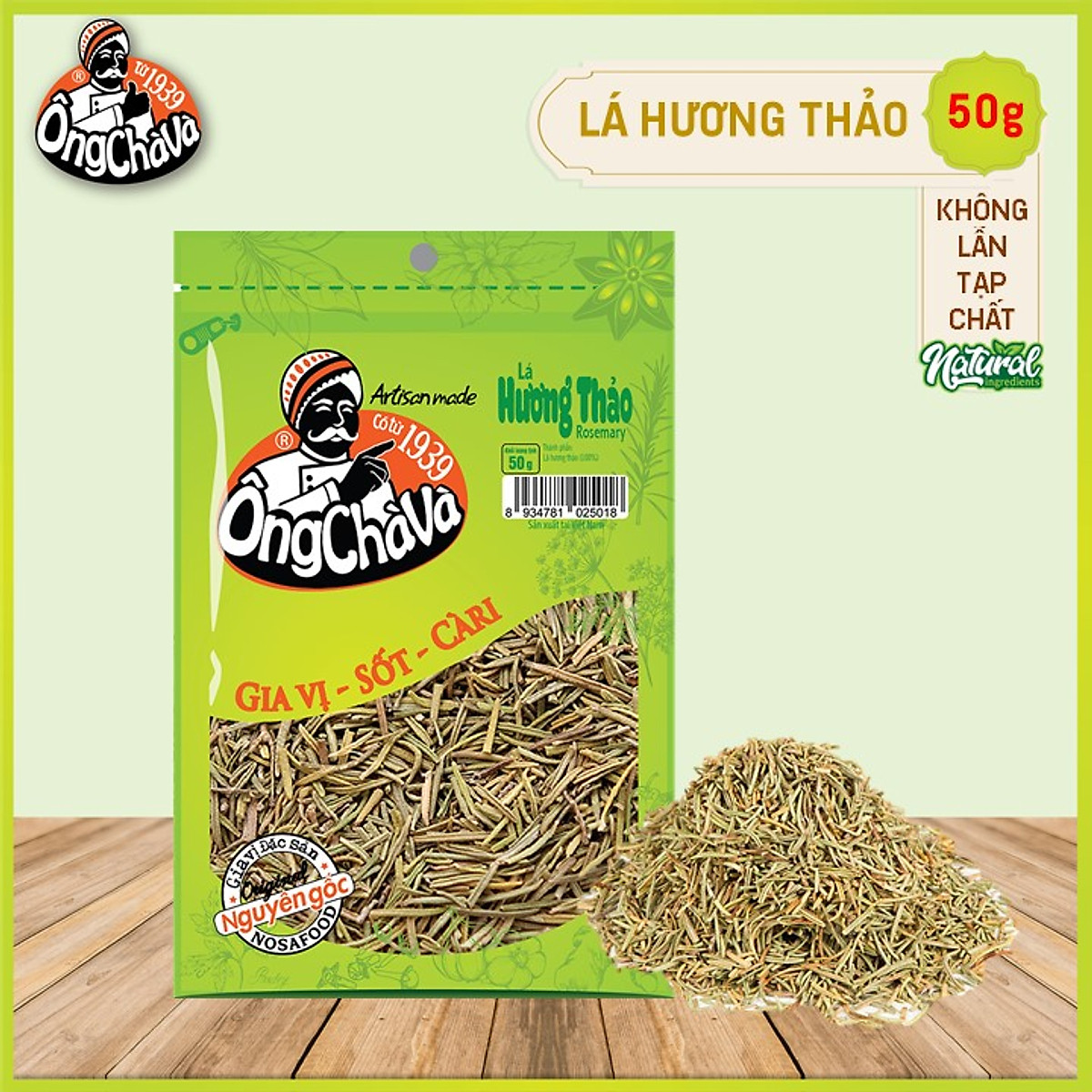 Lá Hương Thảo Ông Chà Và 50g (Rosemary)