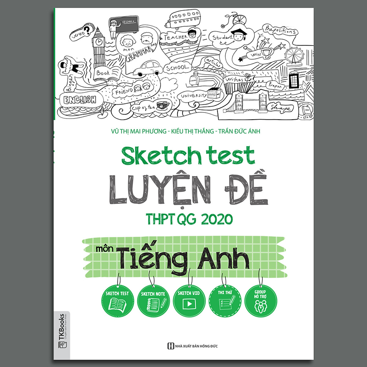 Combo luyện thi khối A1: Sketch Test Luyện Đề THPT QG 2020 môn Toán, Vật lí, Tiếng anh