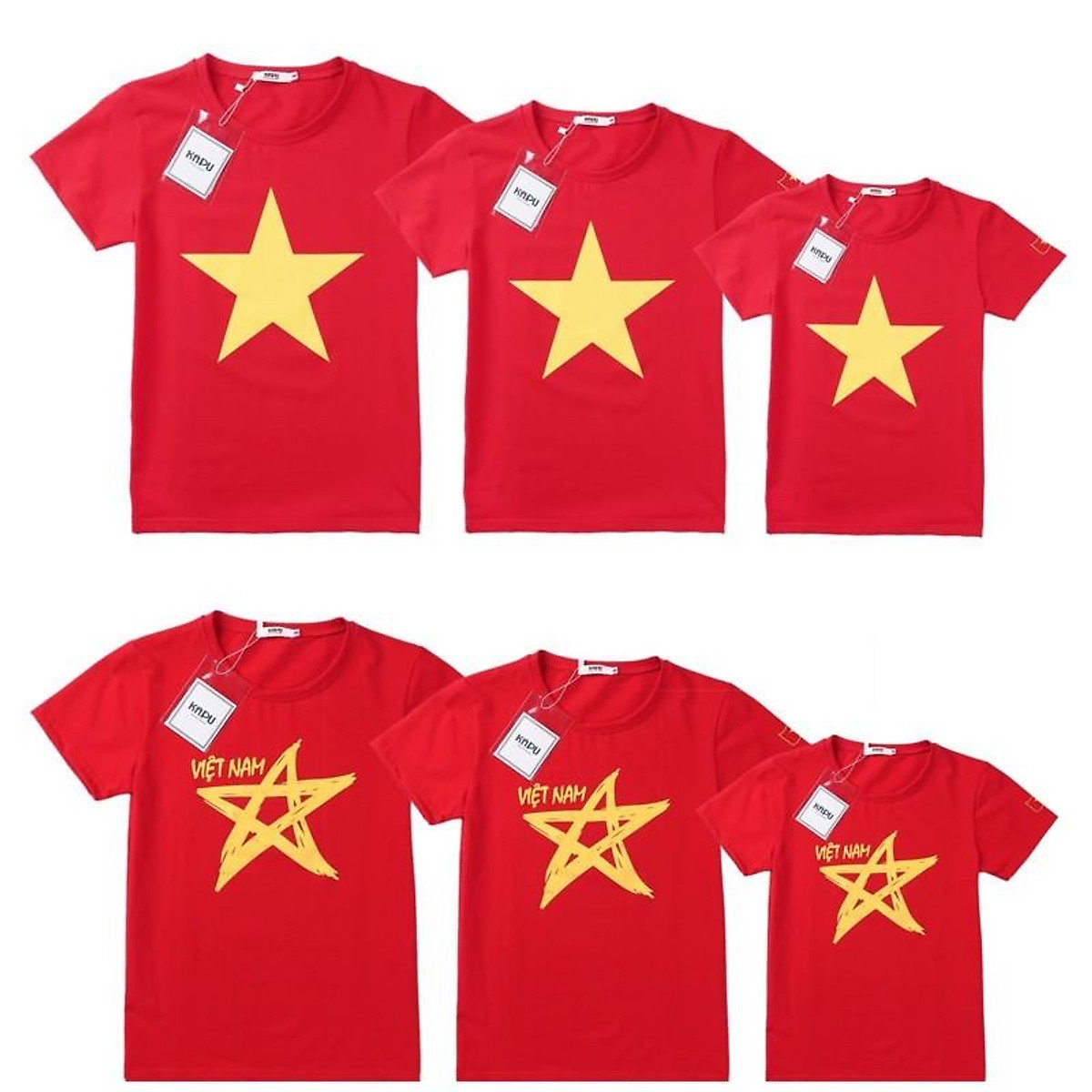 Áo cờ đỏ sao vàng cao cấp trẻ em + người lớn - cotton 100% mát Áo Cờ Đỏ Sao Vàng Cao Cấp Trẻ Em + Người Lớn - Cotton 100% Mát