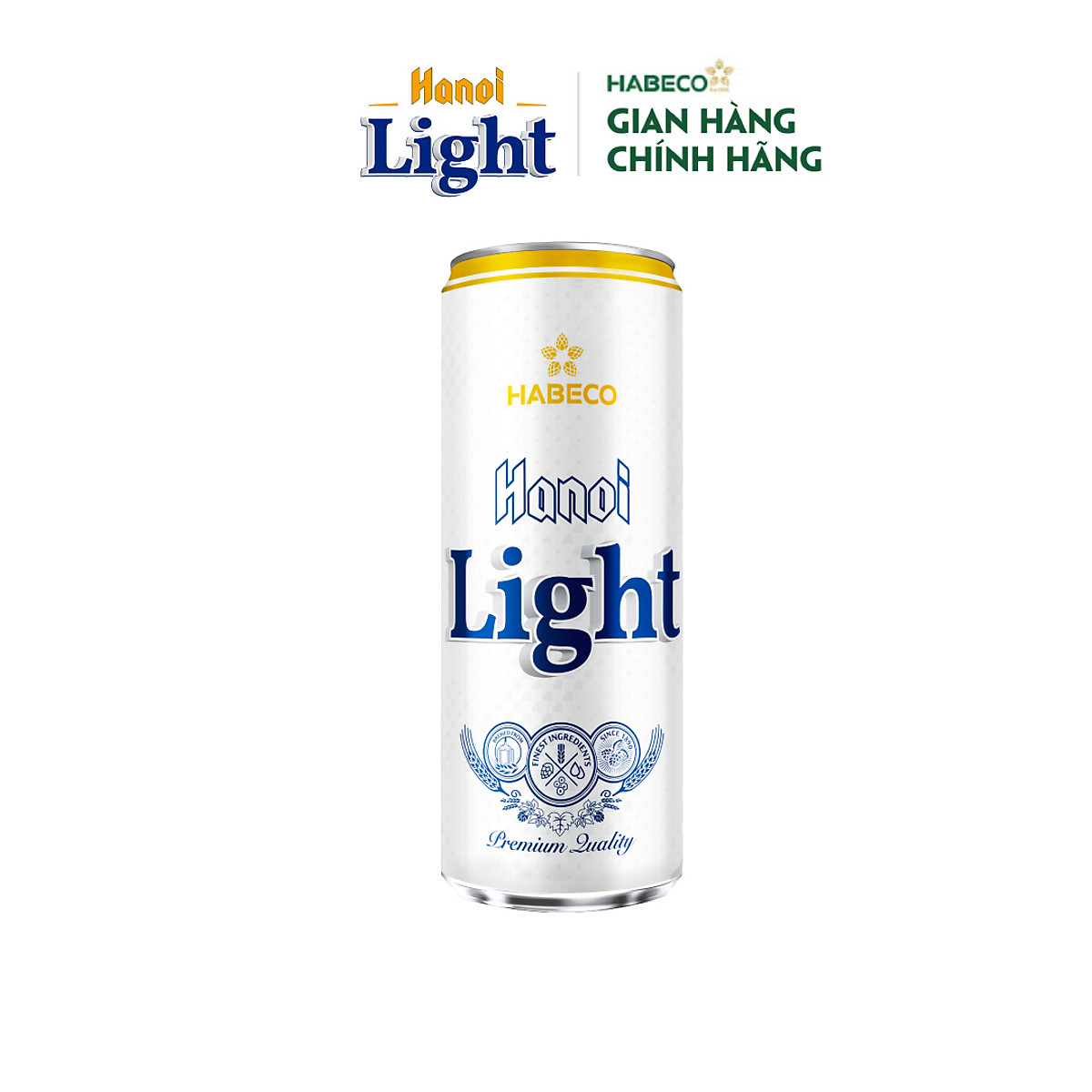 Bia Hanoi Light - Thùng 24 lon 330ml